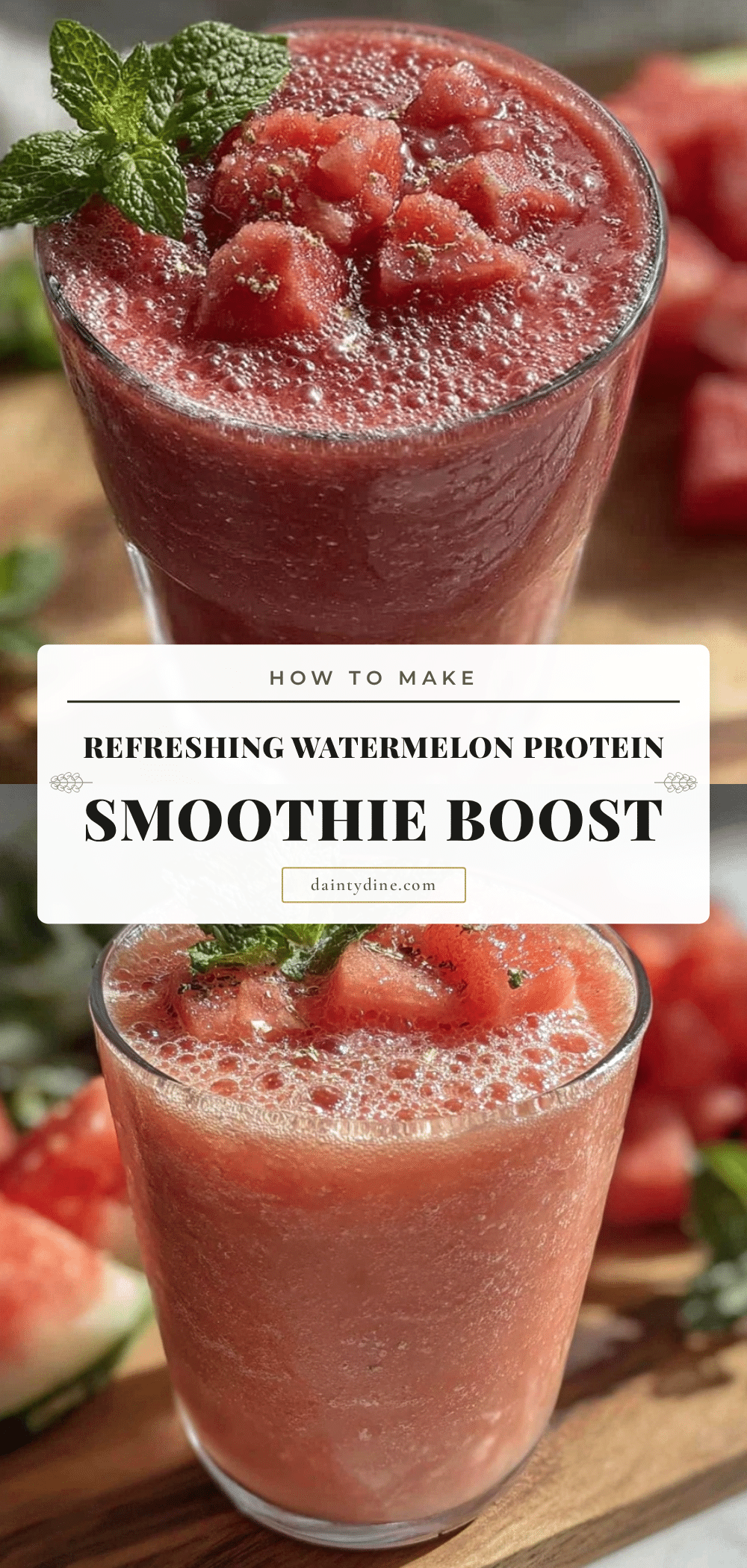 watermelon protein smoothie recipe