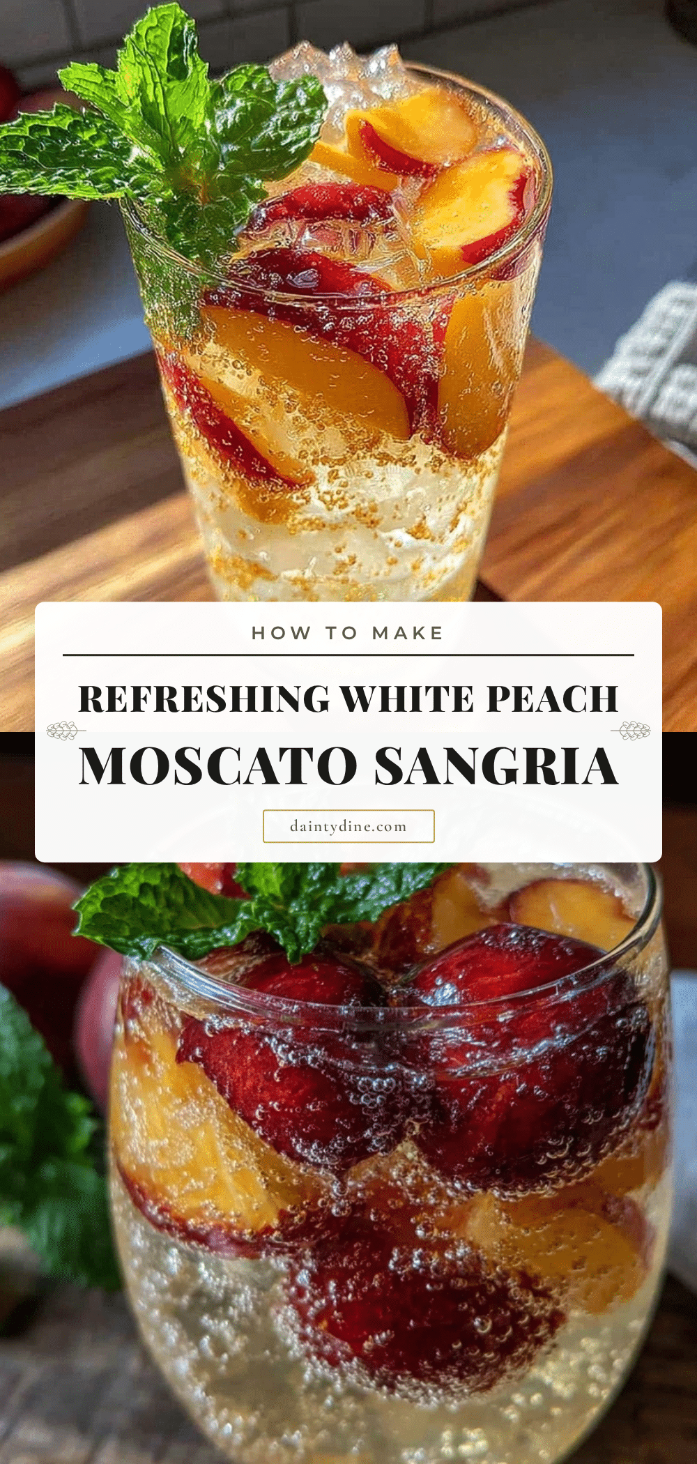 white peach sangria recipe