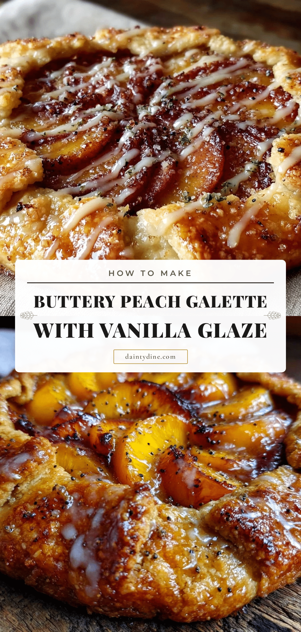 brown butter peach galette recipe