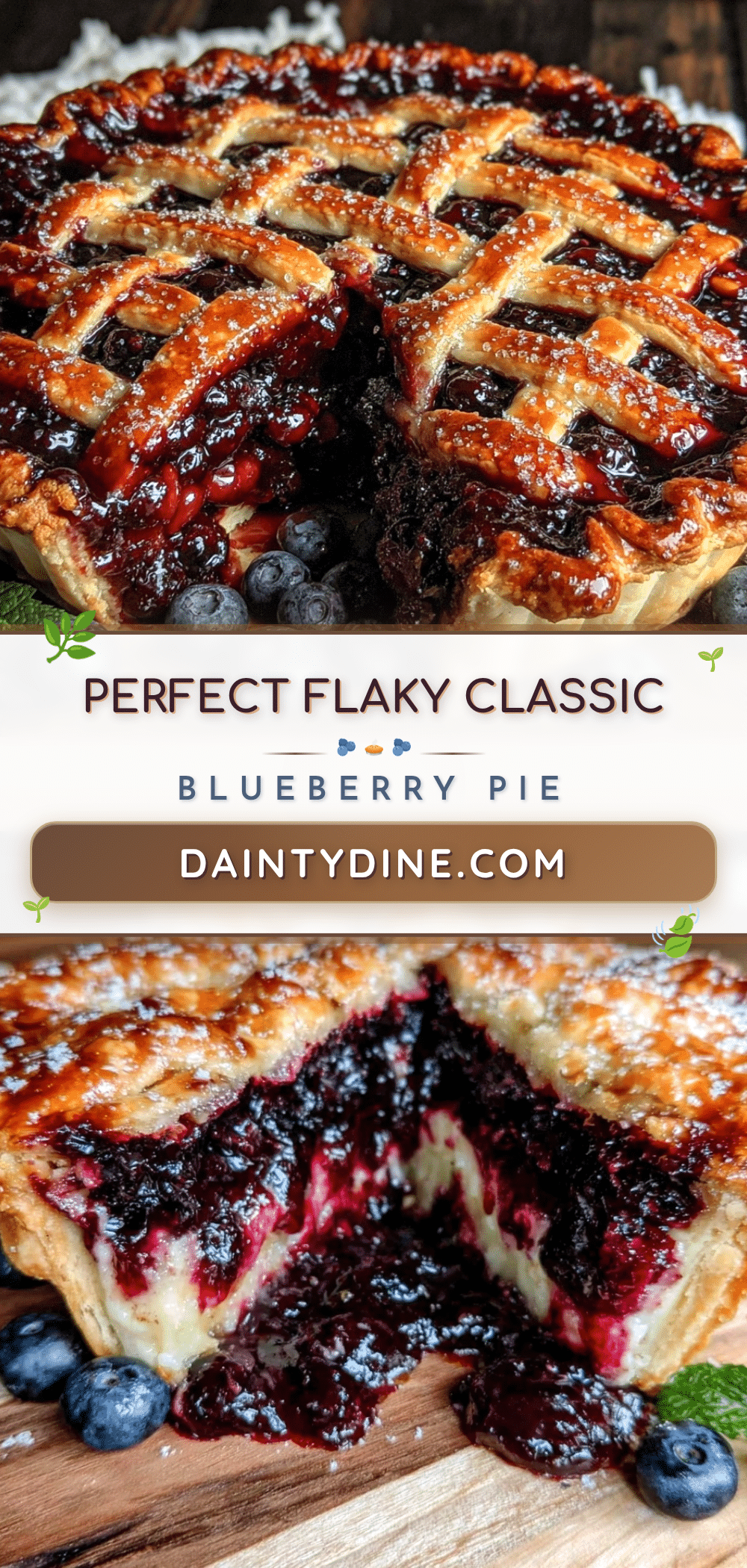 classic blueberry pie recipe