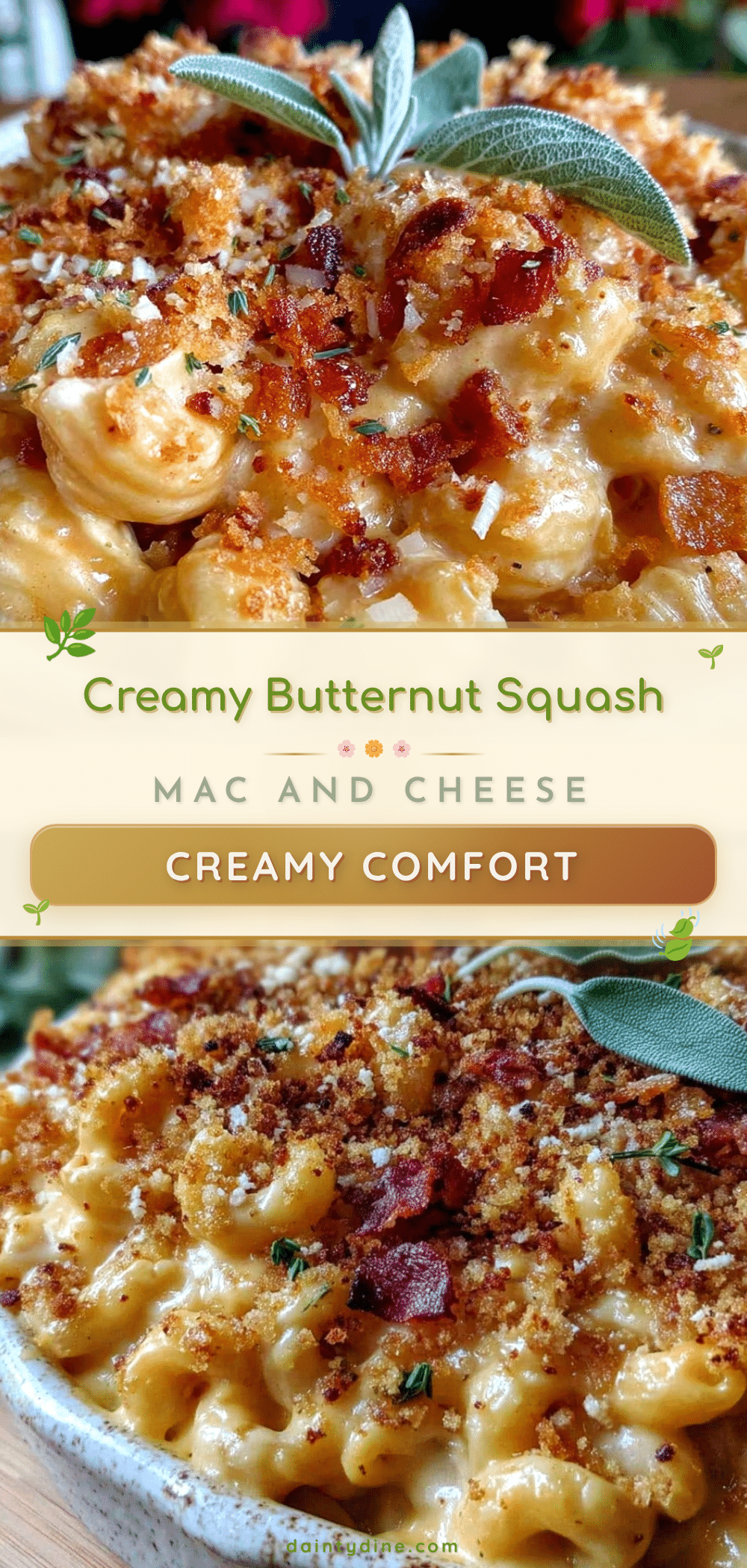 creamy butternut squash mac and cheese recipe