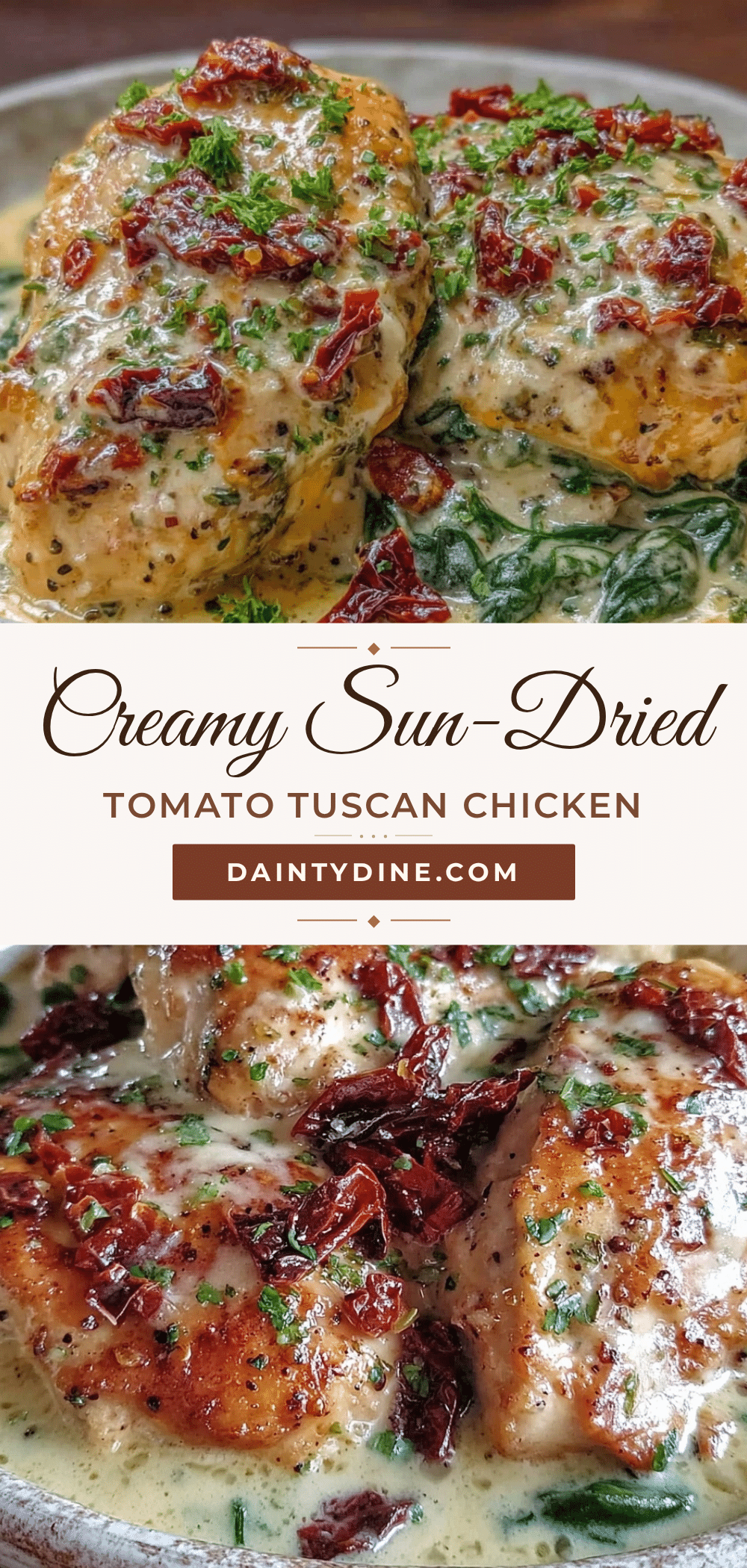 creamy tuscan chicken recipe