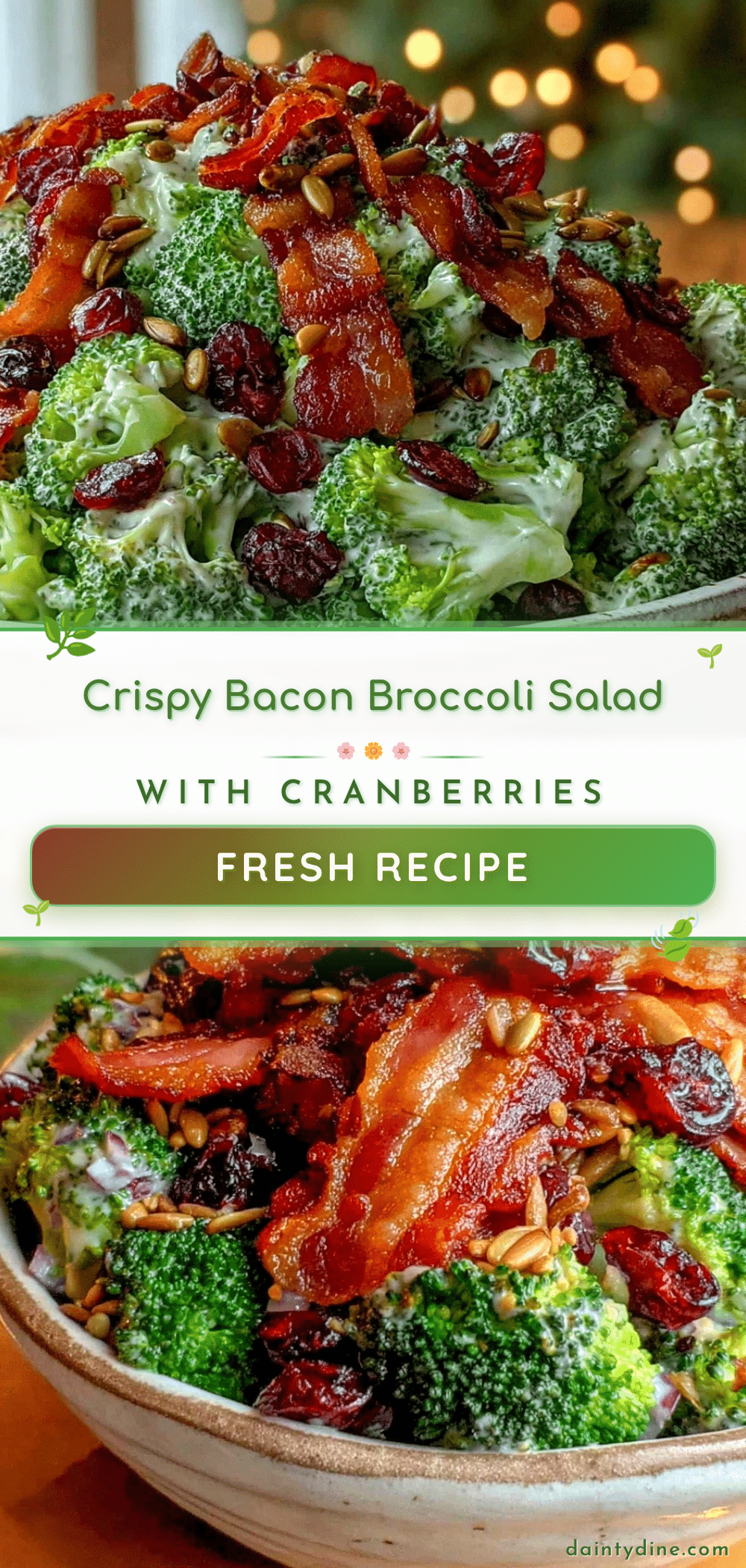 crispy bacon broccoli salad recipe