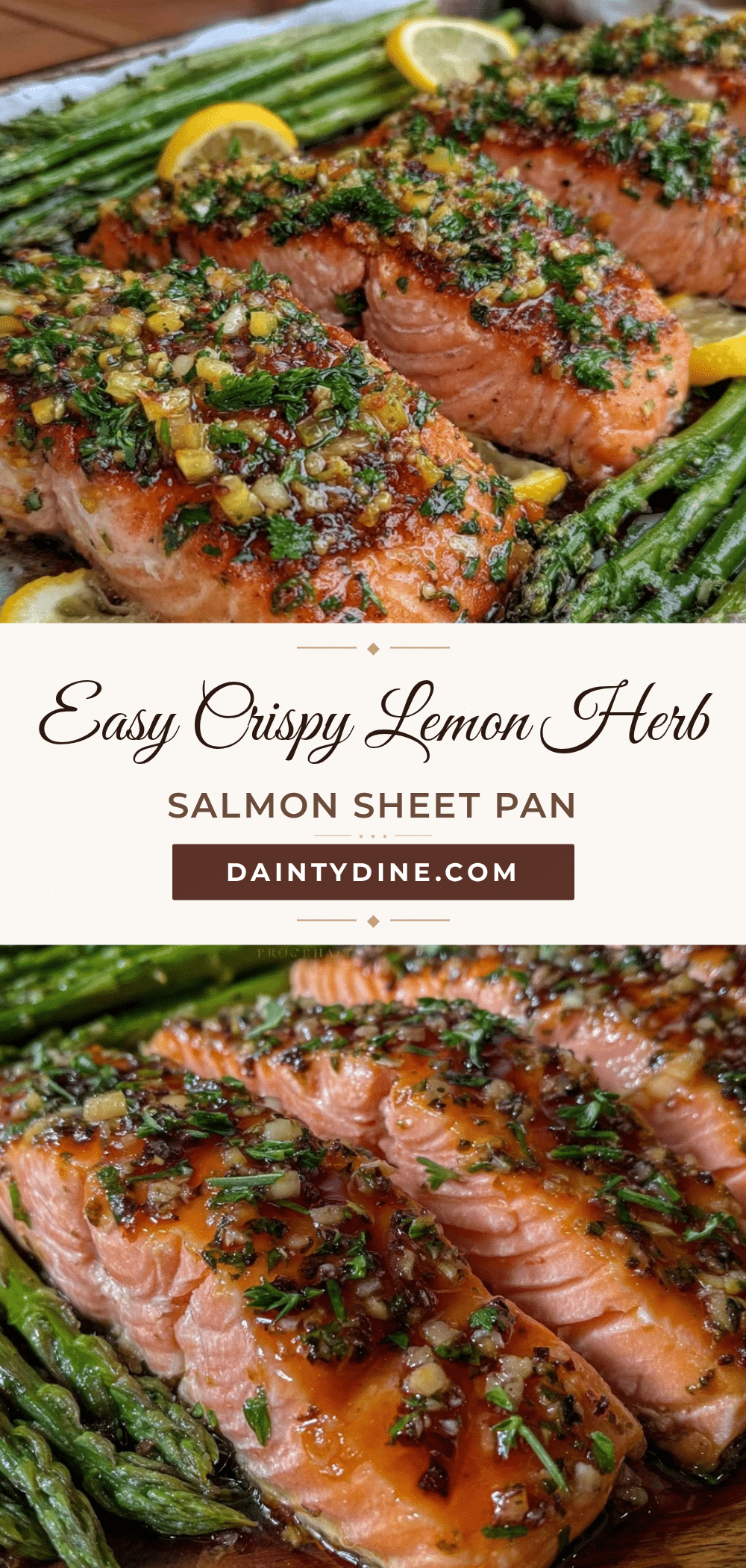 easy crispy lemon herb salmon recipe
