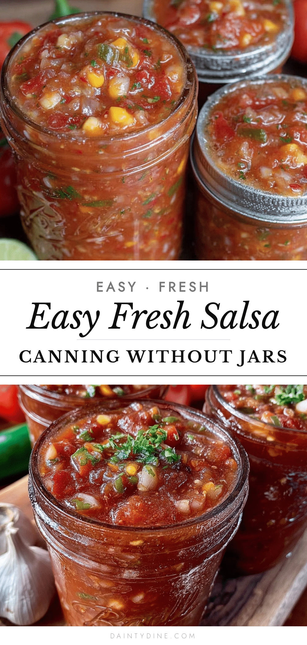 easy fresh salsa canning recipe recipe
