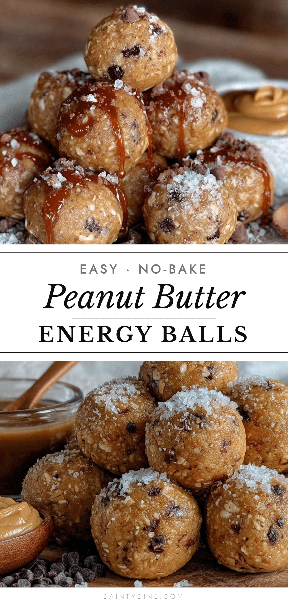 easy no-bake peanut butter energy balls recipe