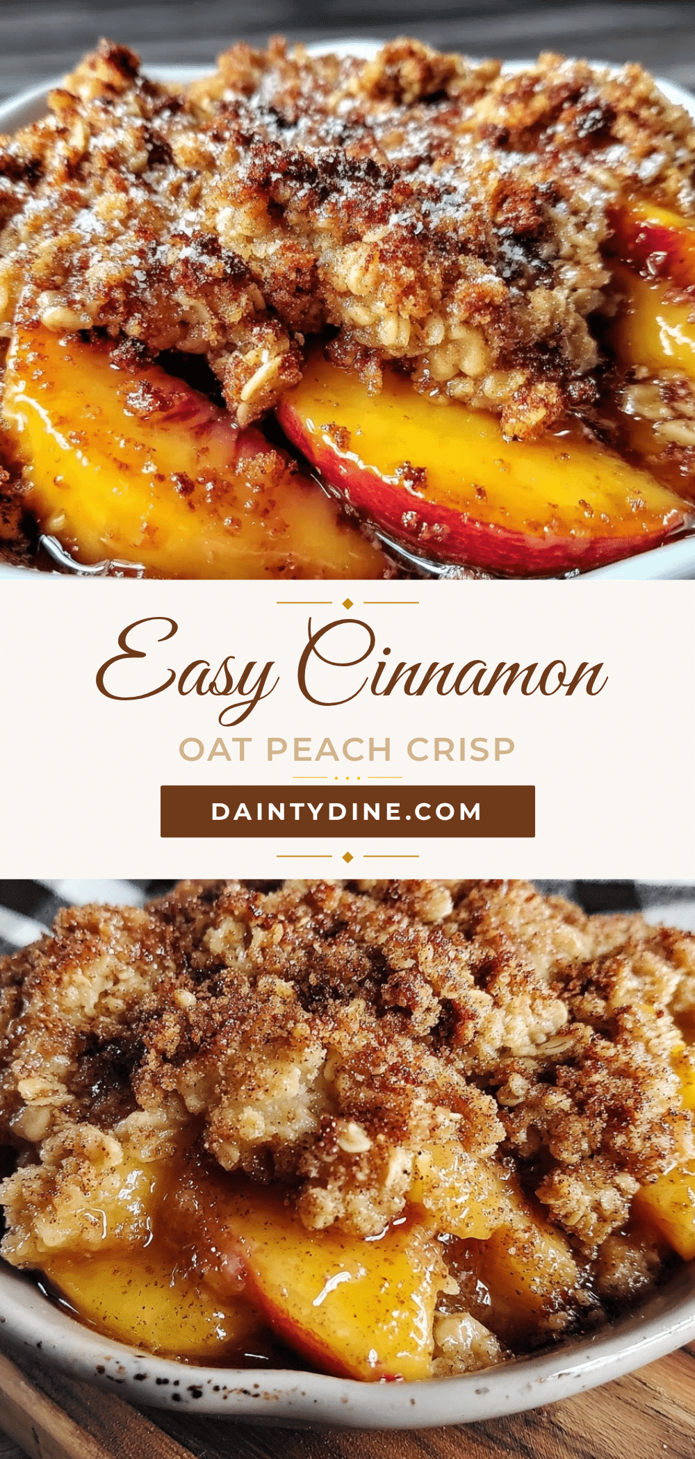 easy peach crisp recipe recipe