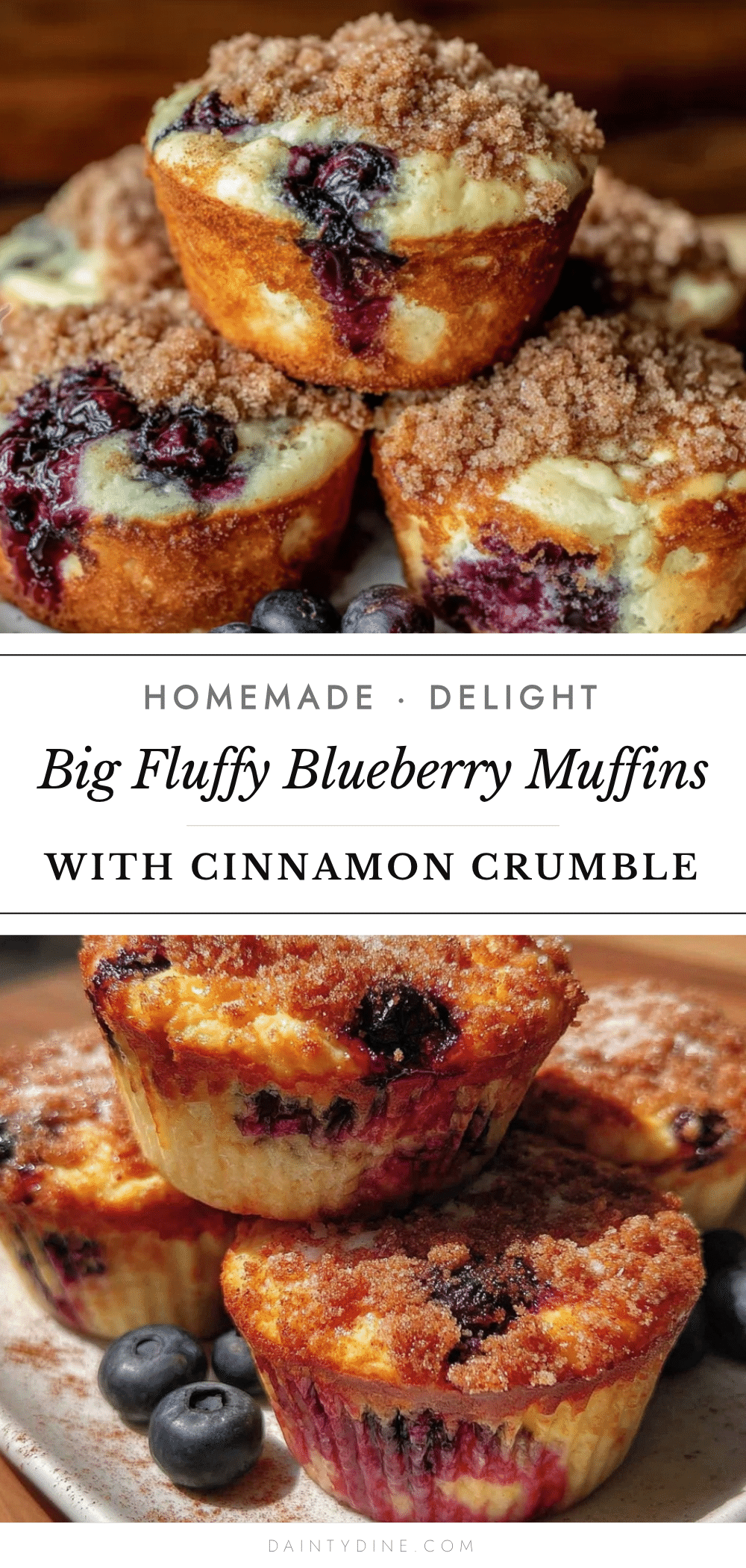 fluffy jumbo blueberry muffins recipe
