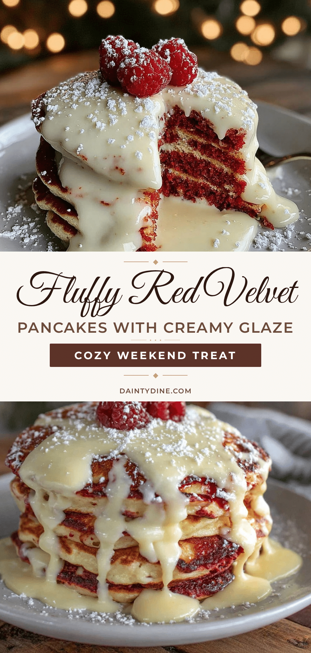 fluffy red velvet pancakes recipe