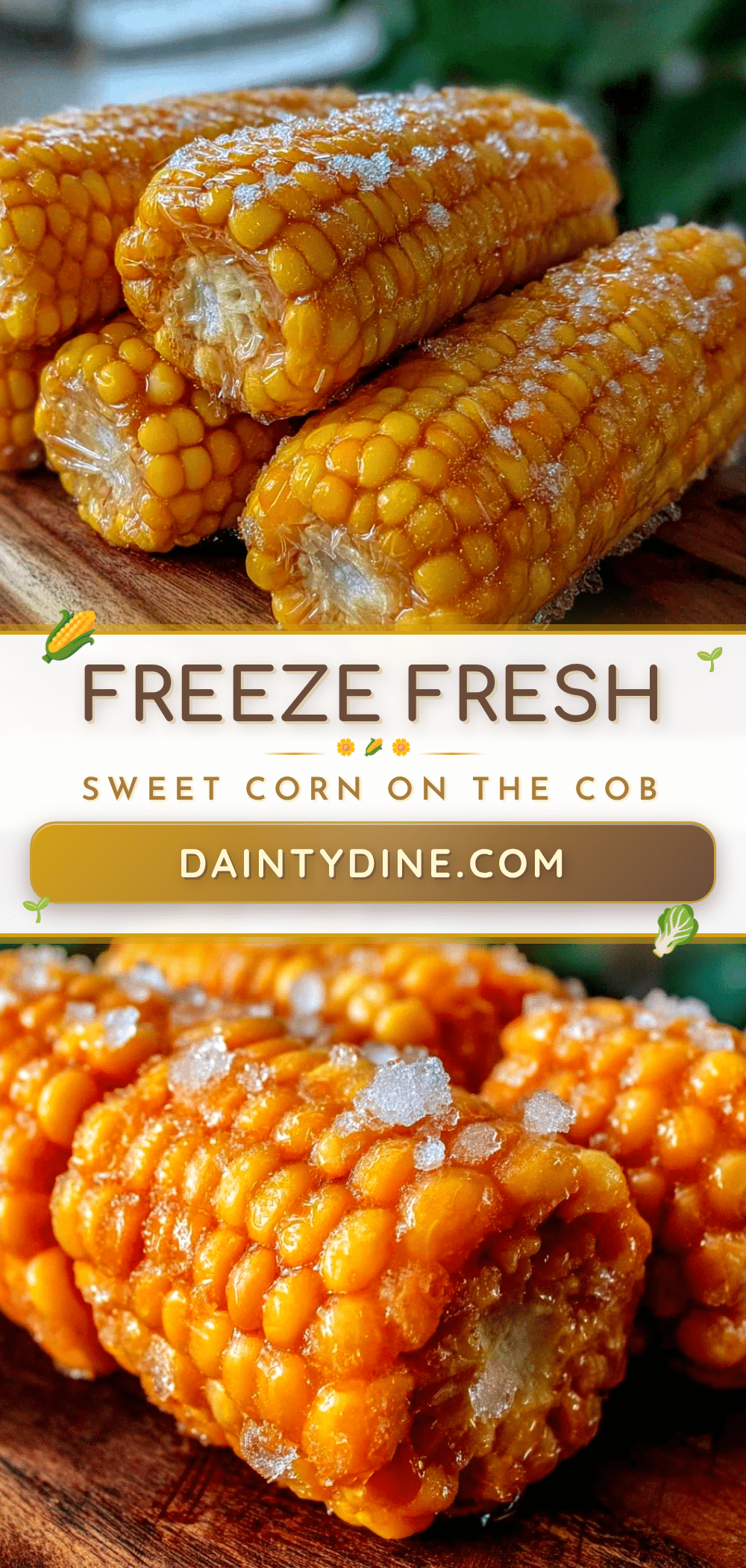 freeze corn on the cob recipe