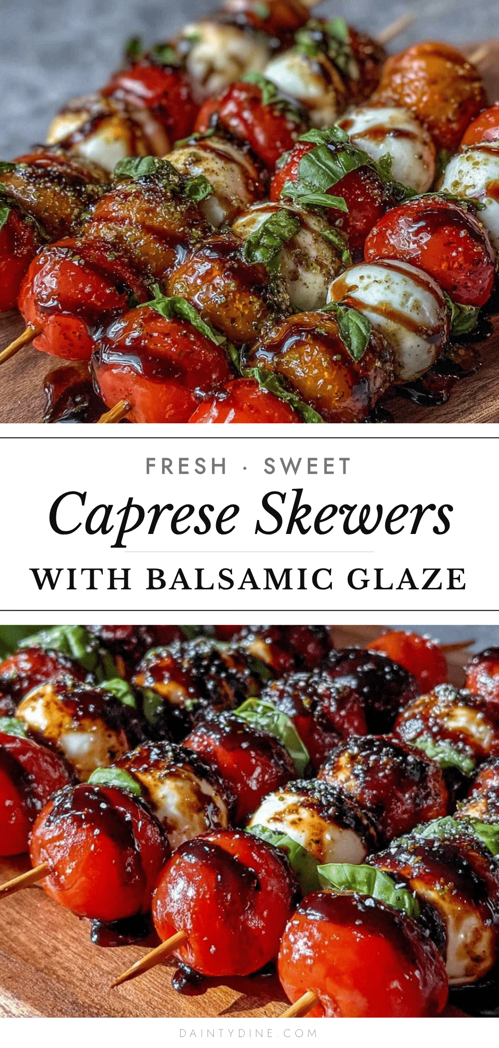 fresh caprese skewers recipe