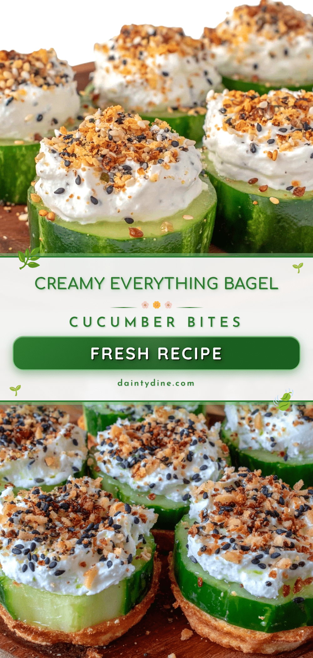 fresh cucumber bites recipe