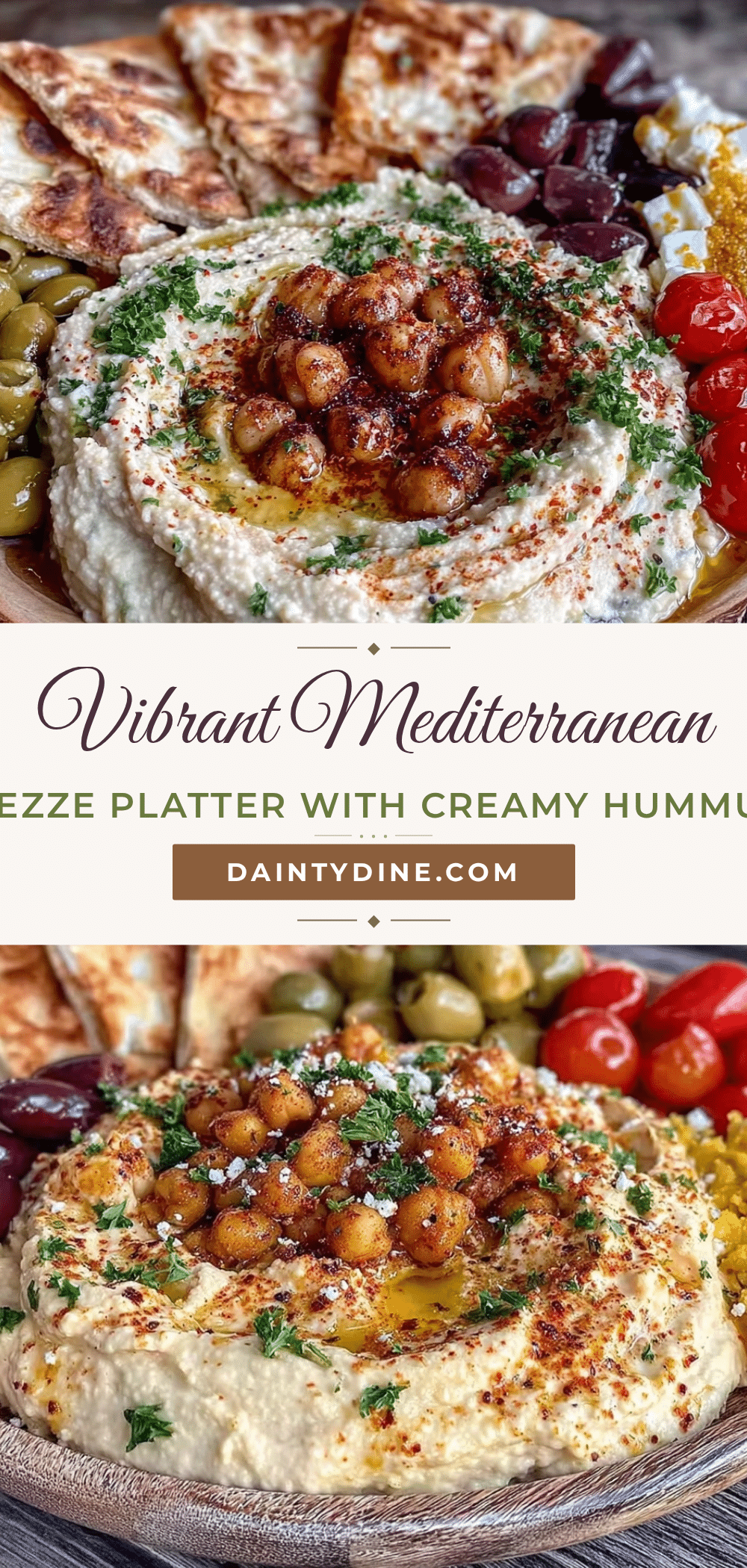 Fresh Mediterranean Mezze Platter recipe