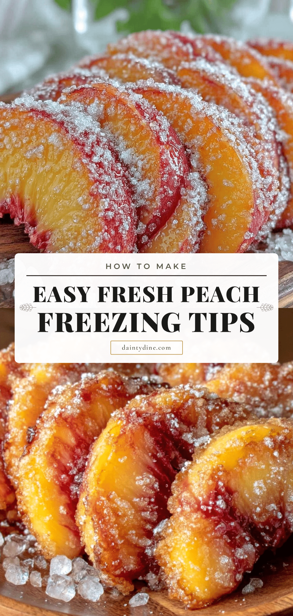 fresh peach freezing tips recipe