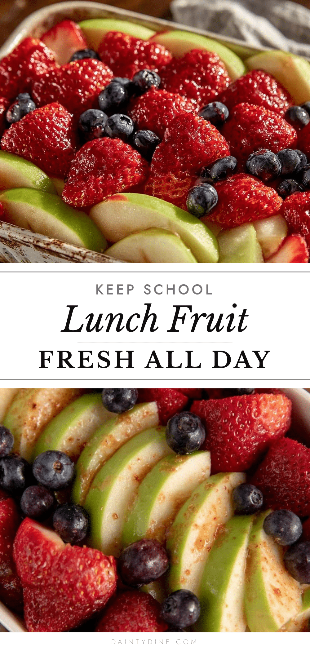 fresh school lunch fruit recipe