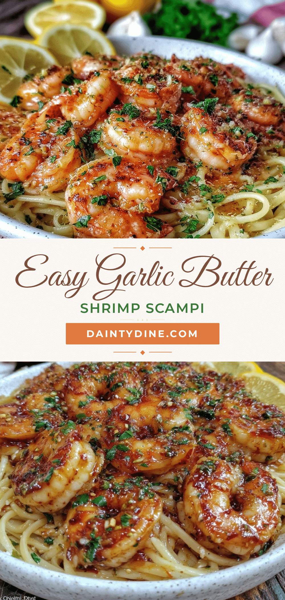 garlic butter shrimp scampi recipe