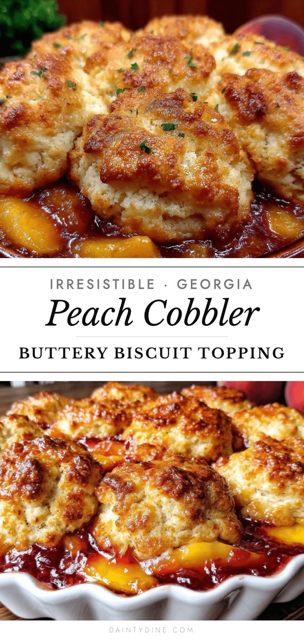 Georgia peach cobbler recipe