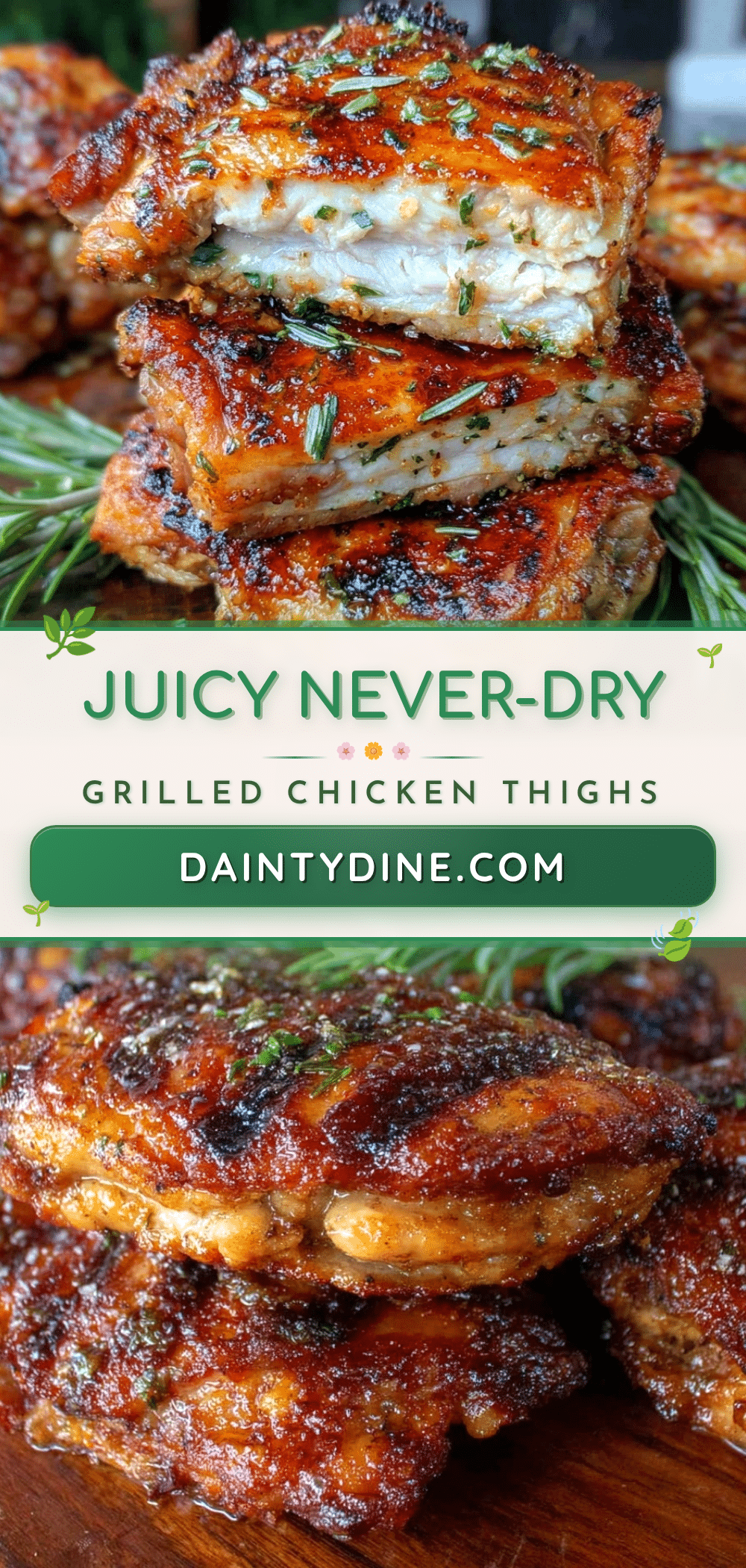 grilled chicken thighs recipe