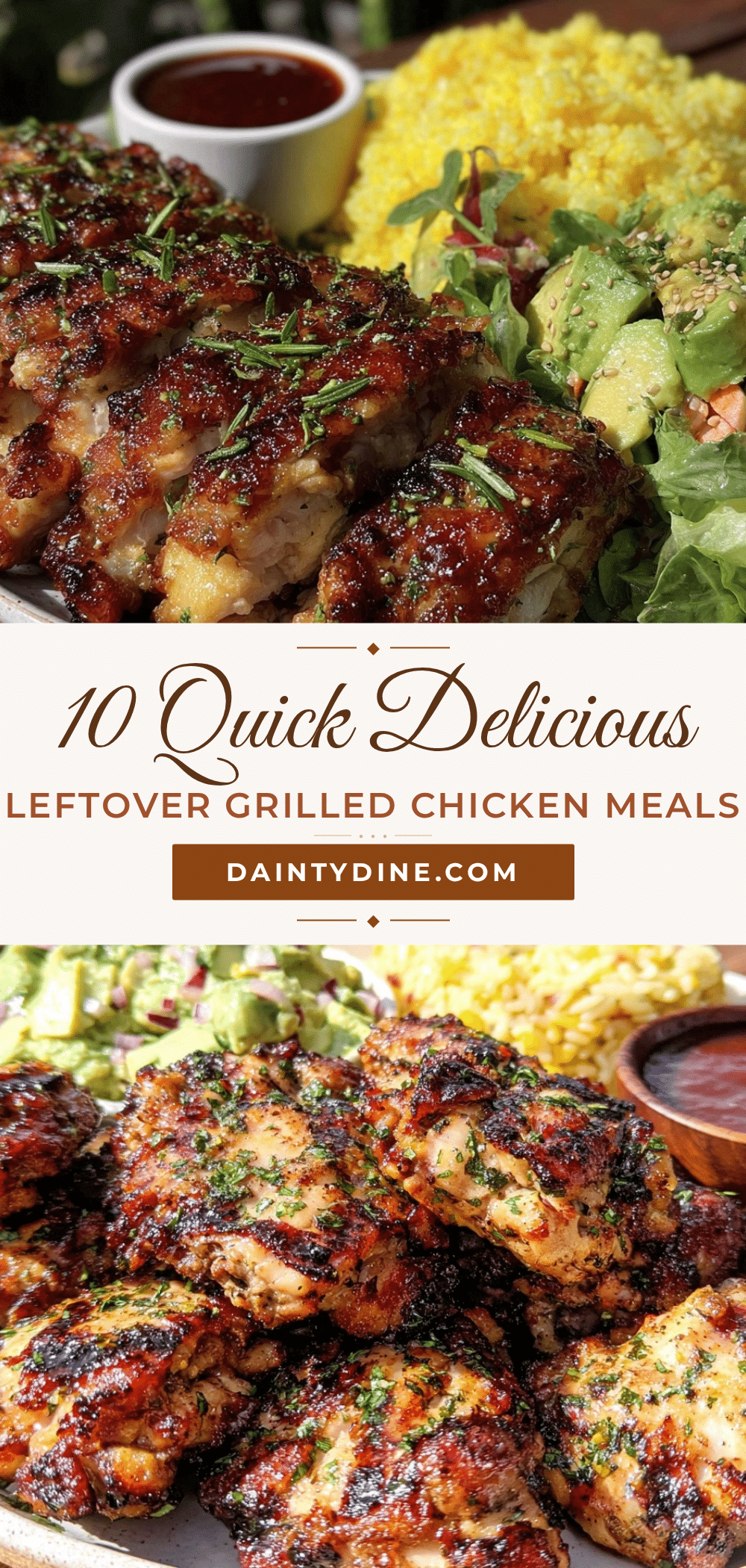 leftover grilled chicken meals recipe