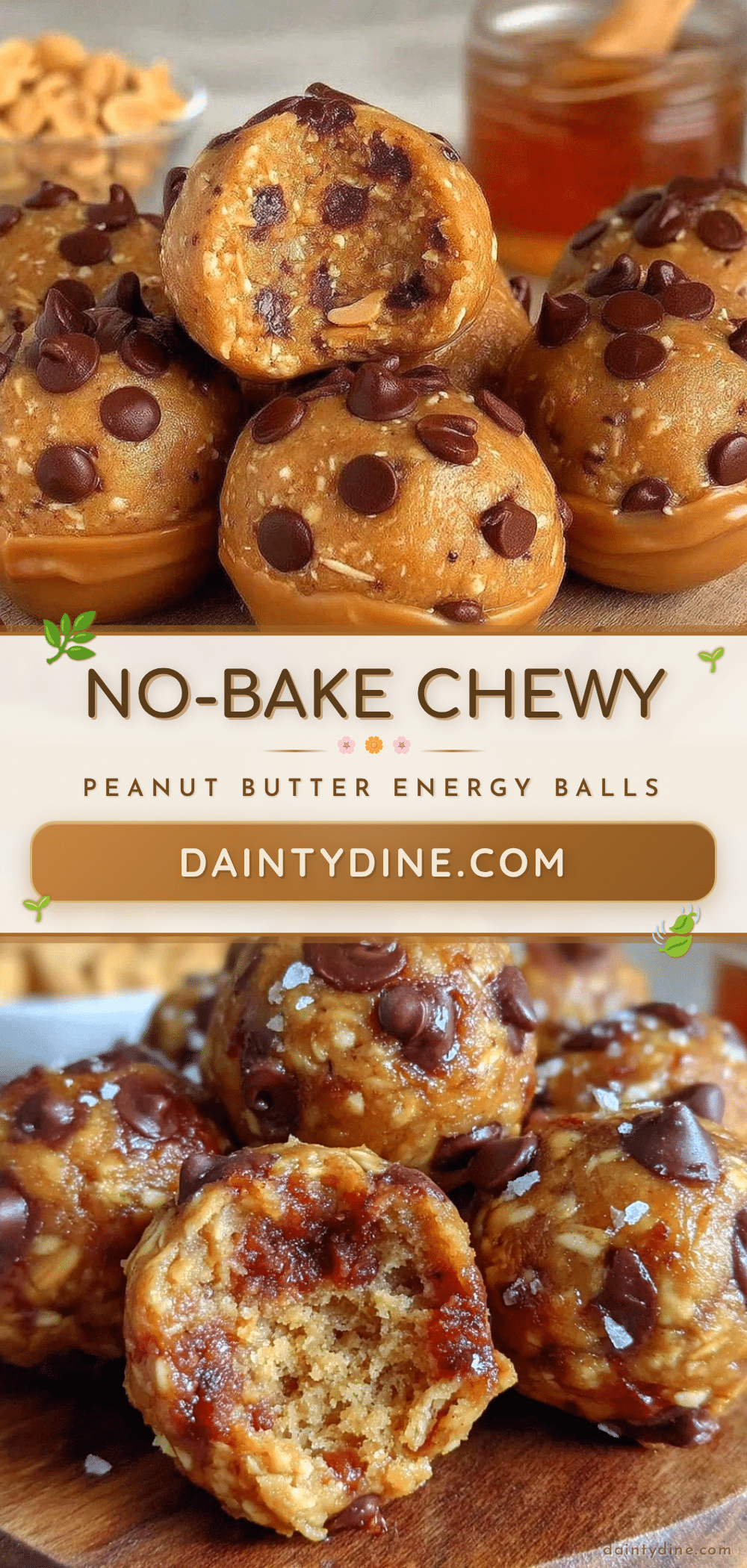 no-bake peanut butter energy balls recipe