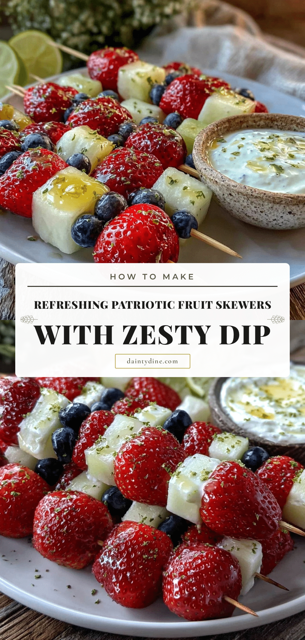 patriotic fruit skewers recipe