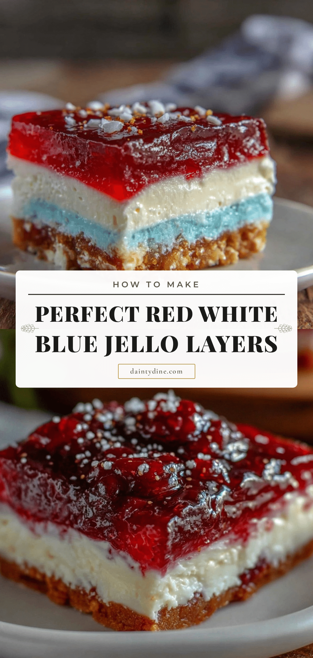 red white blue jello layers recipe