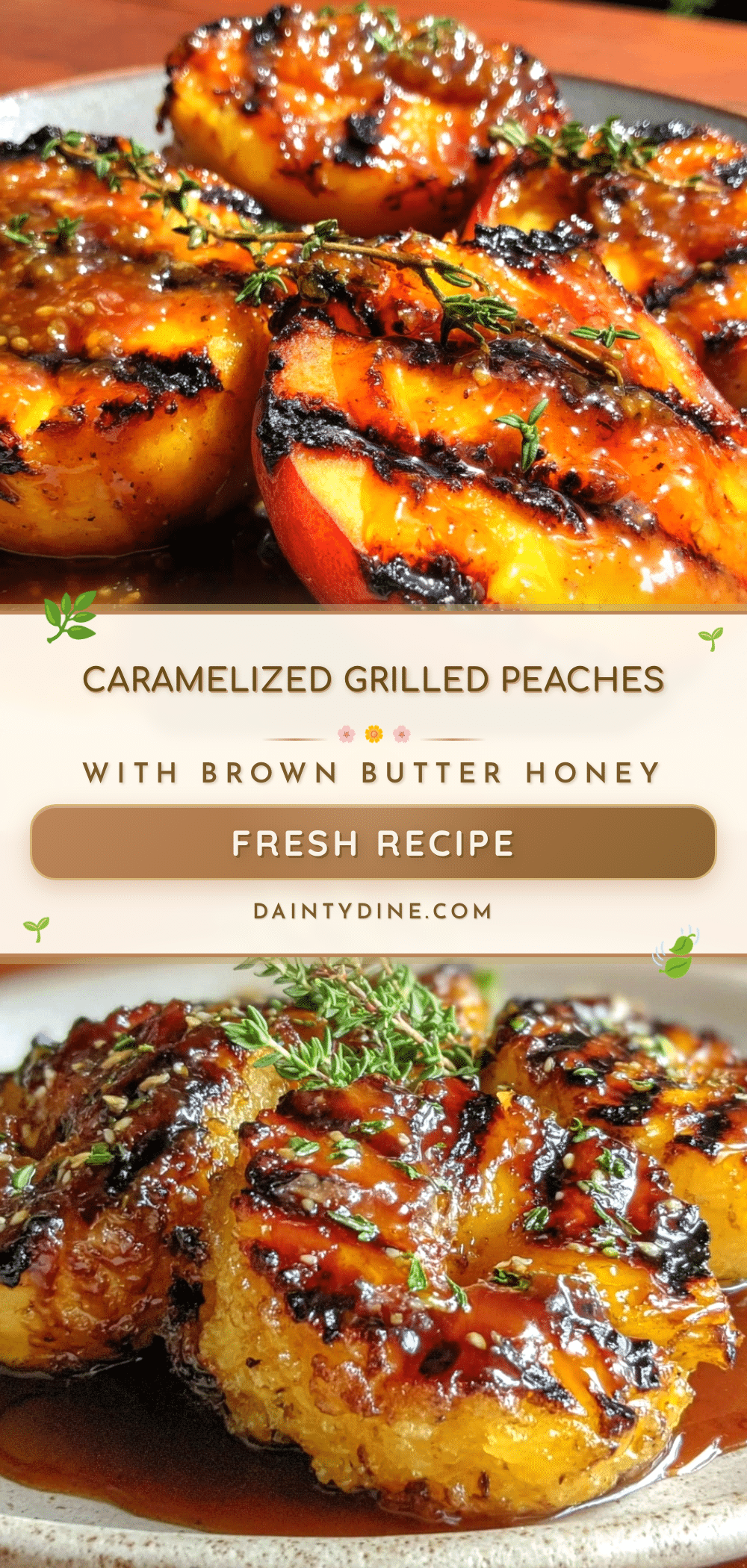 savory grilled peaches recipe