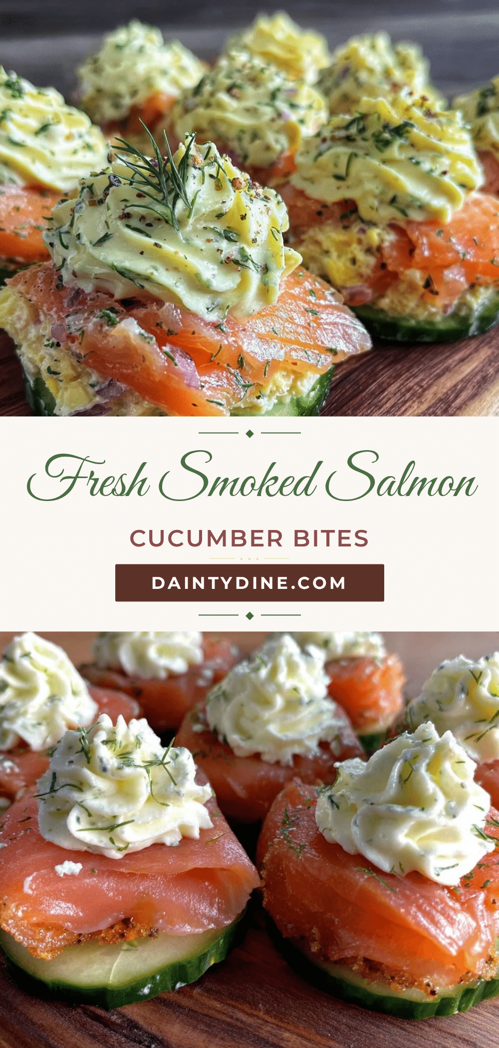 smoked salmon cucumber bites recipe