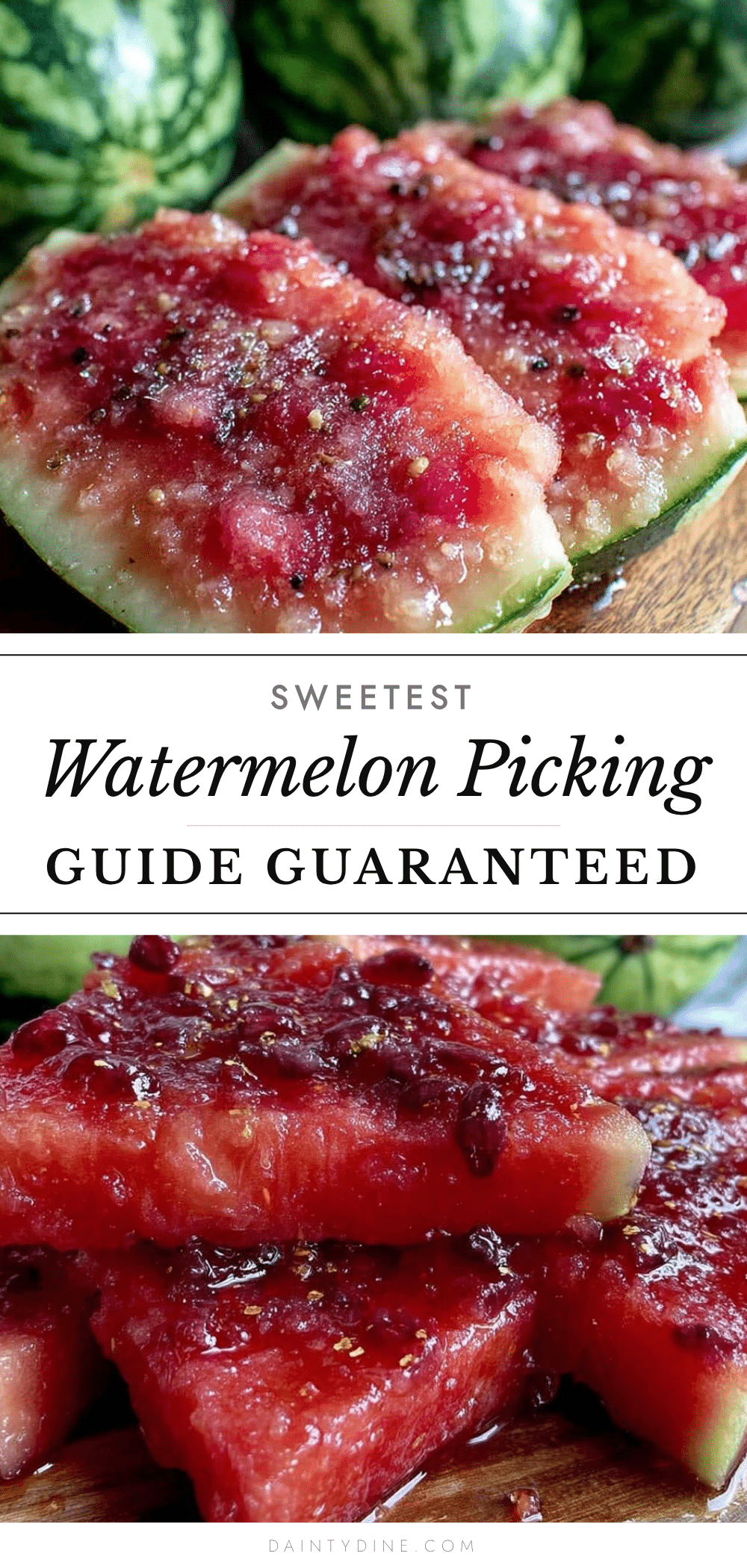 sweetest watermelon picking guide recipe