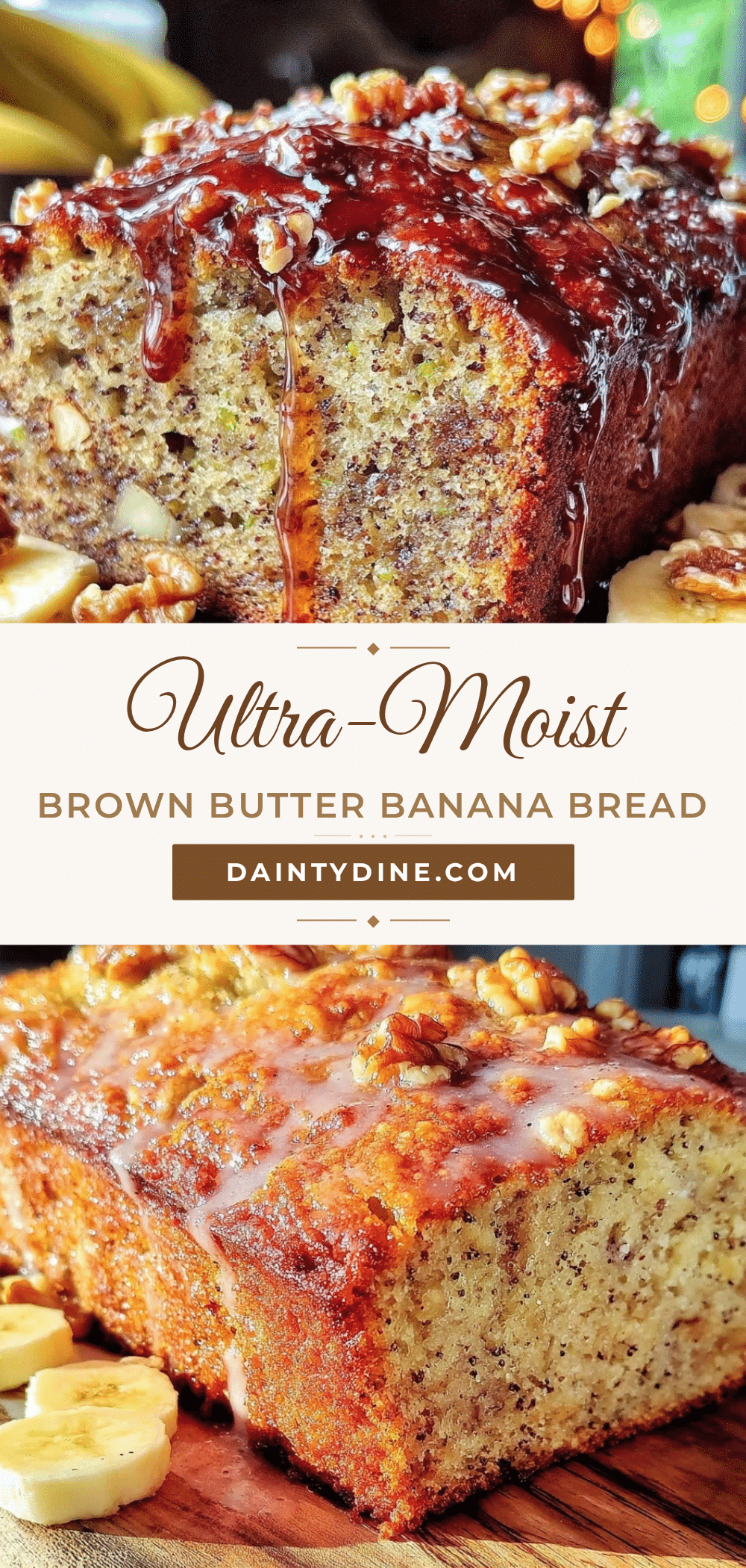 brown butter banana bread recipe