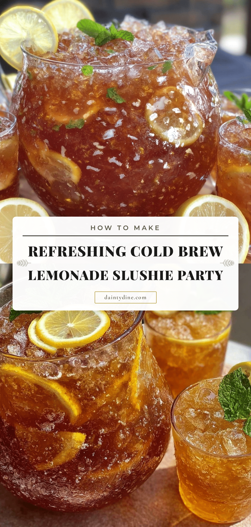 cold brew lemonade slushie recipe