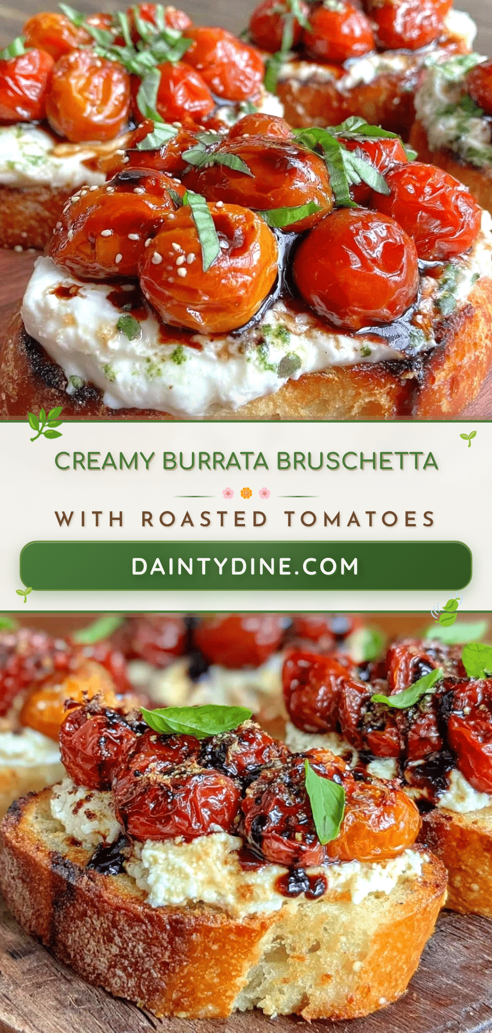 creamy burrata bruschetta recipe