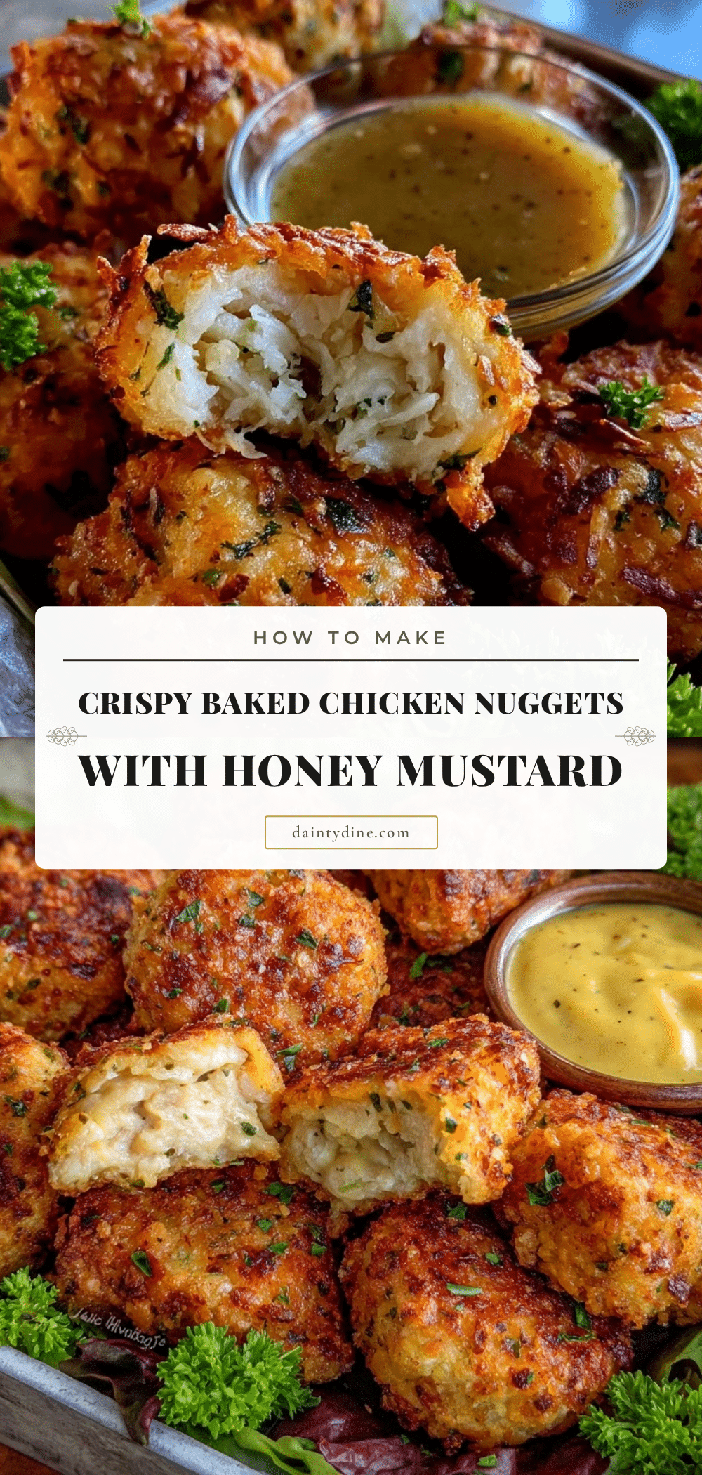crispy baked chicken nuggets recipe