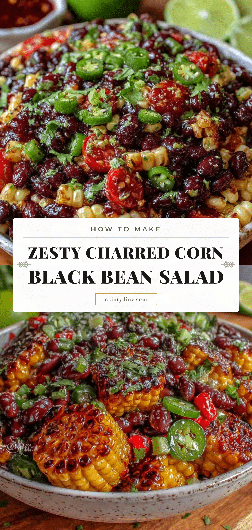 fresh charred corn and black bean salad recipe