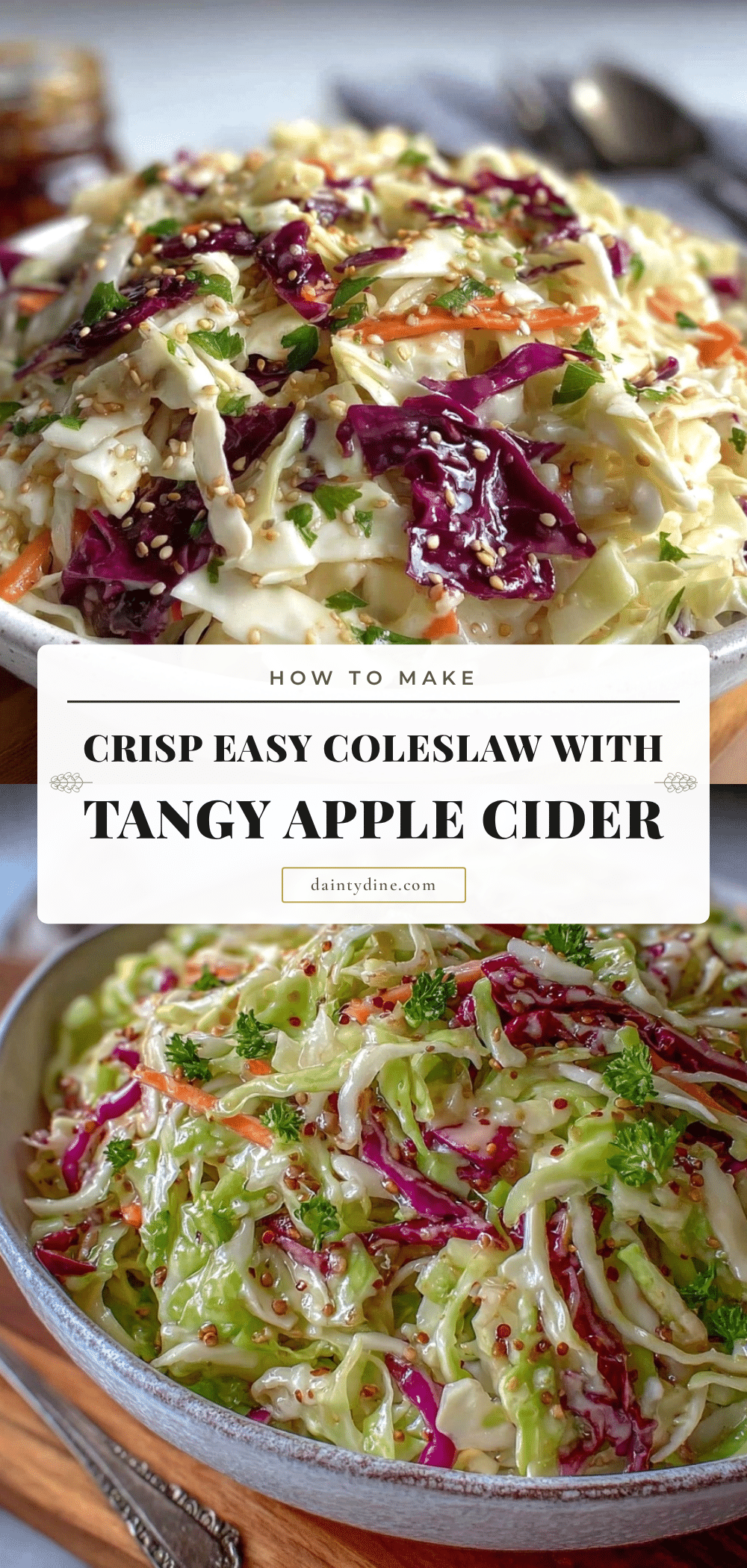 fresh easy homemade coleslaw recipe