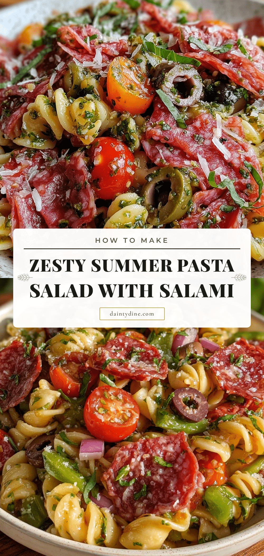 fresh summer pasta salad recipe