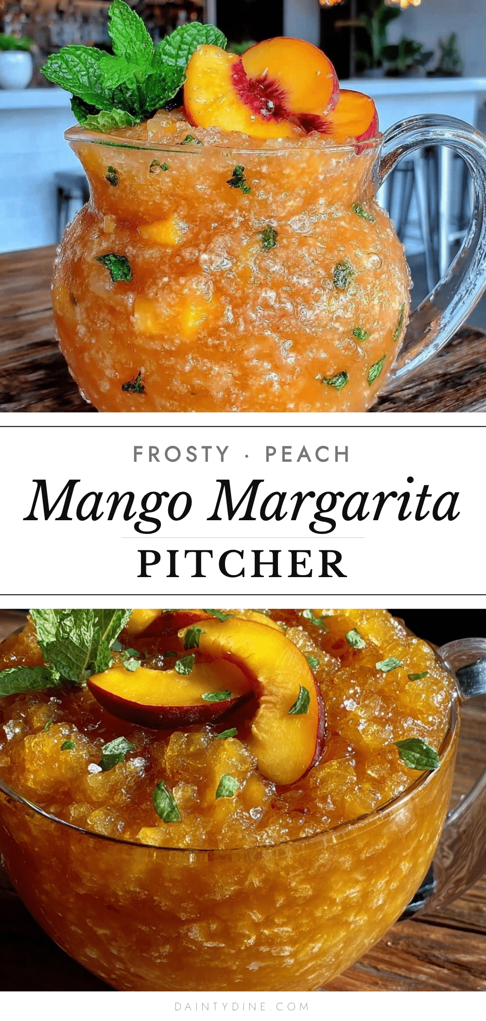 frozen peach mango margarita pitcher recipe