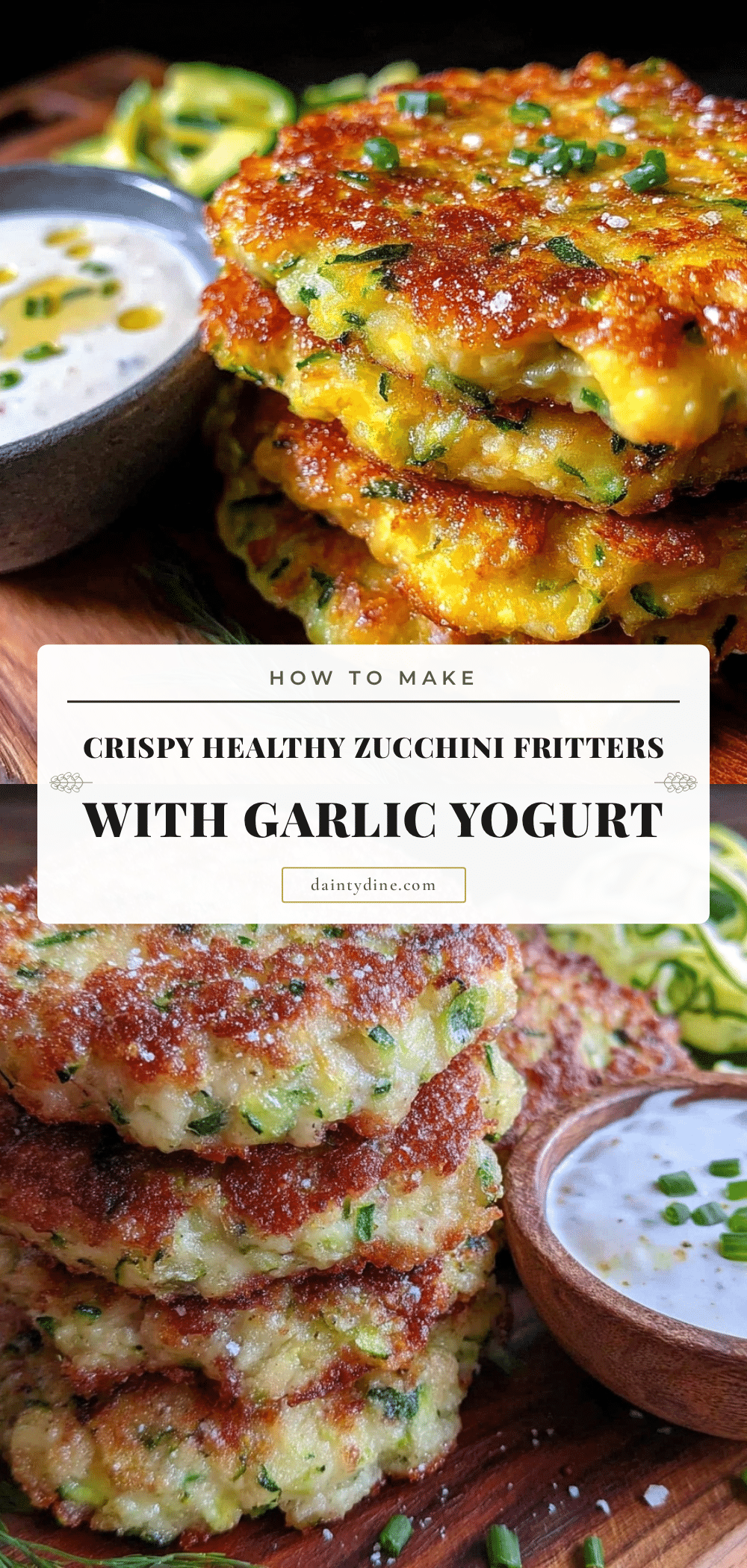 healthy zucchini fritters recipe