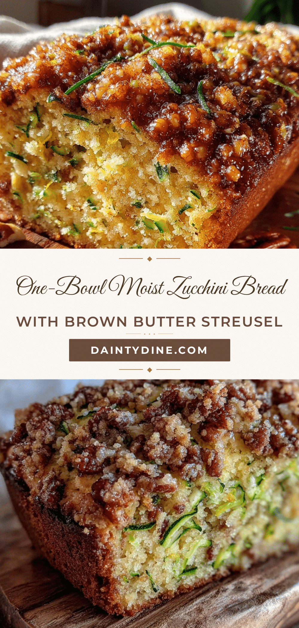 moist one-bowl zucchini bread recipe