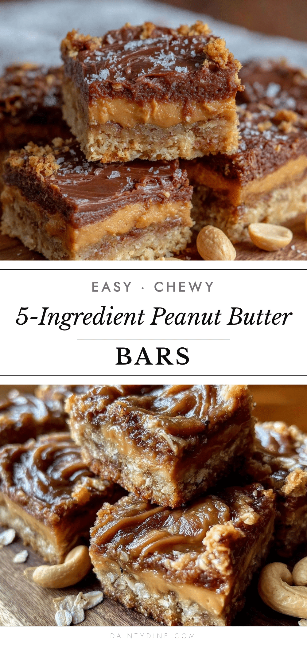 peanut butter oat bars recipe