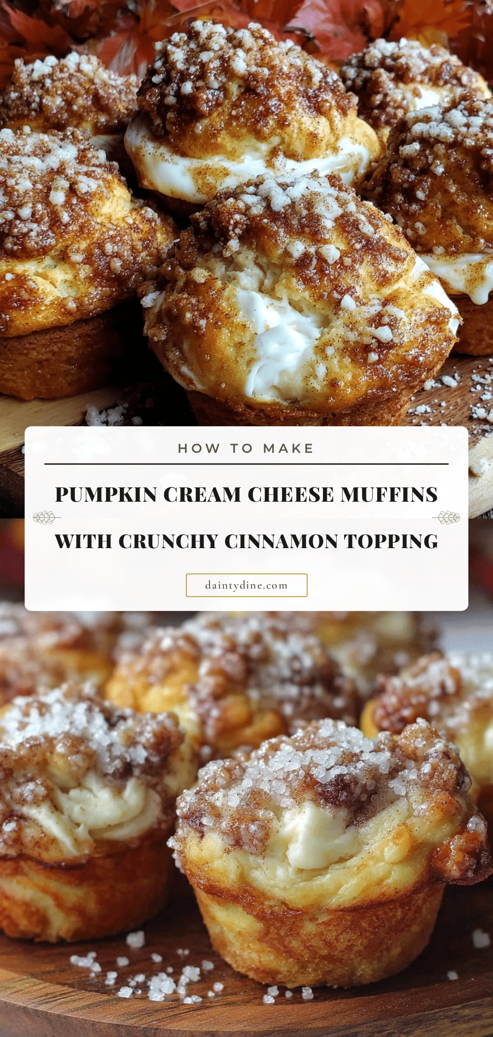 pumpkin cream cheese muffins recipe