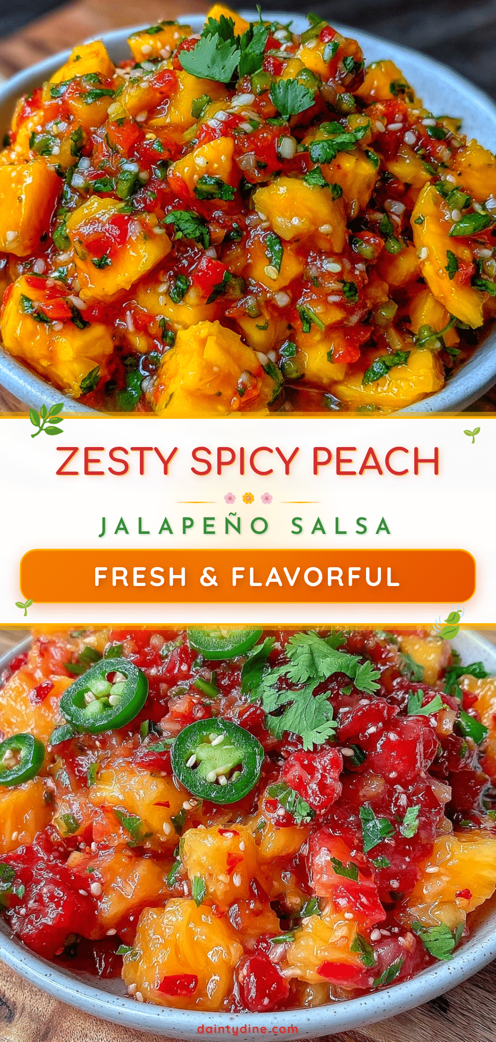 spicy peach jalapeño salsa recipe