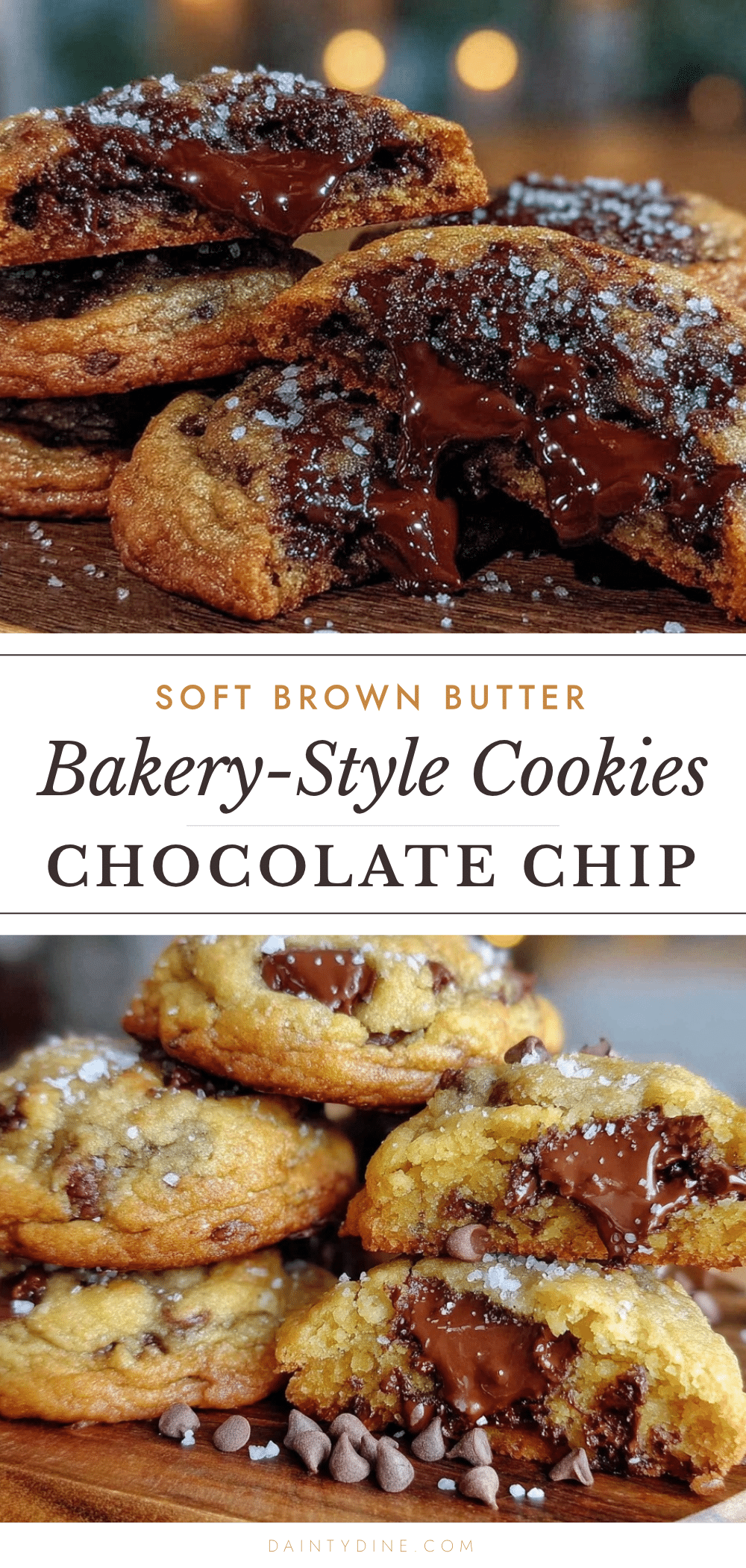 Tender Soft Brown Butter Chocolate Chip Cookies recipe