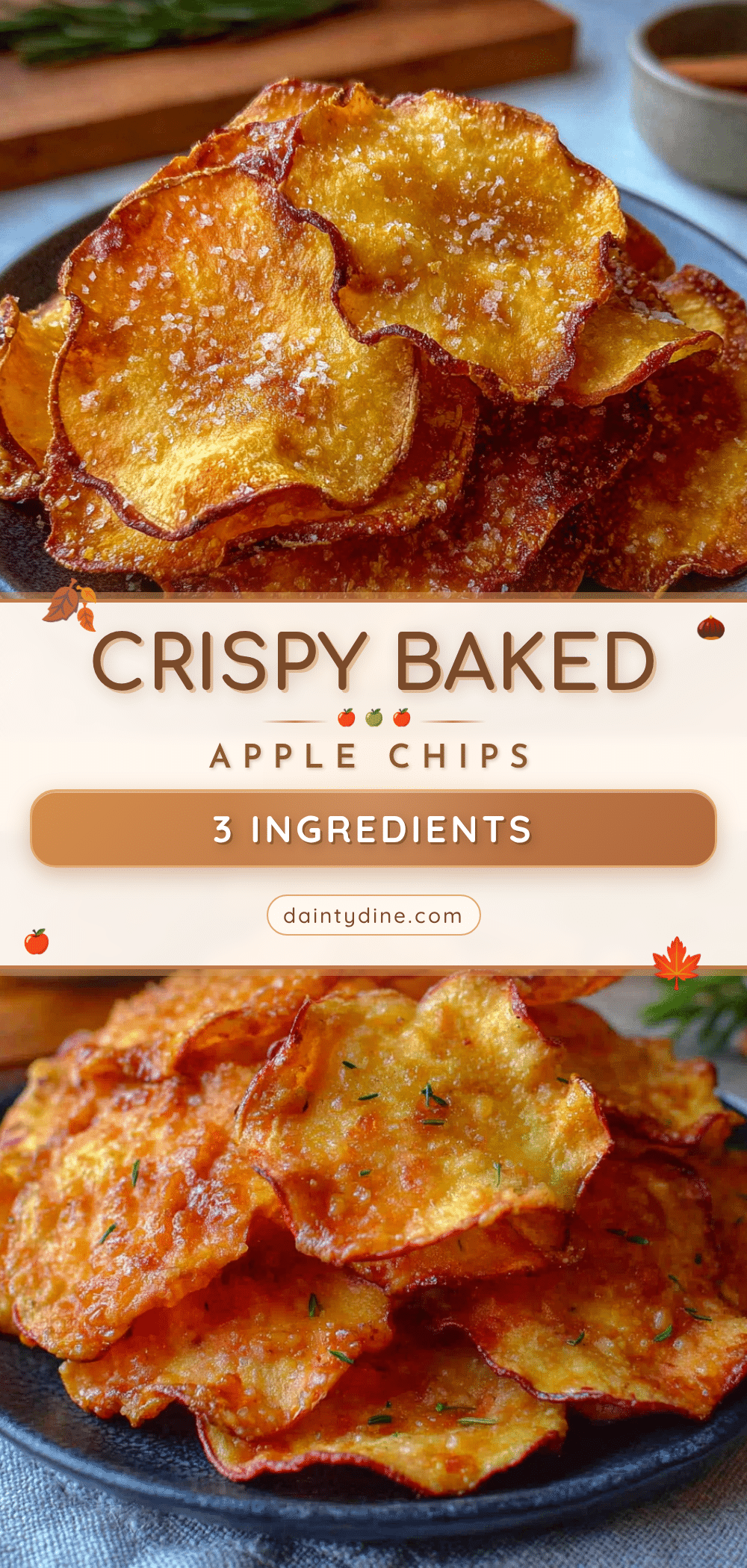 baked apple chips recipe