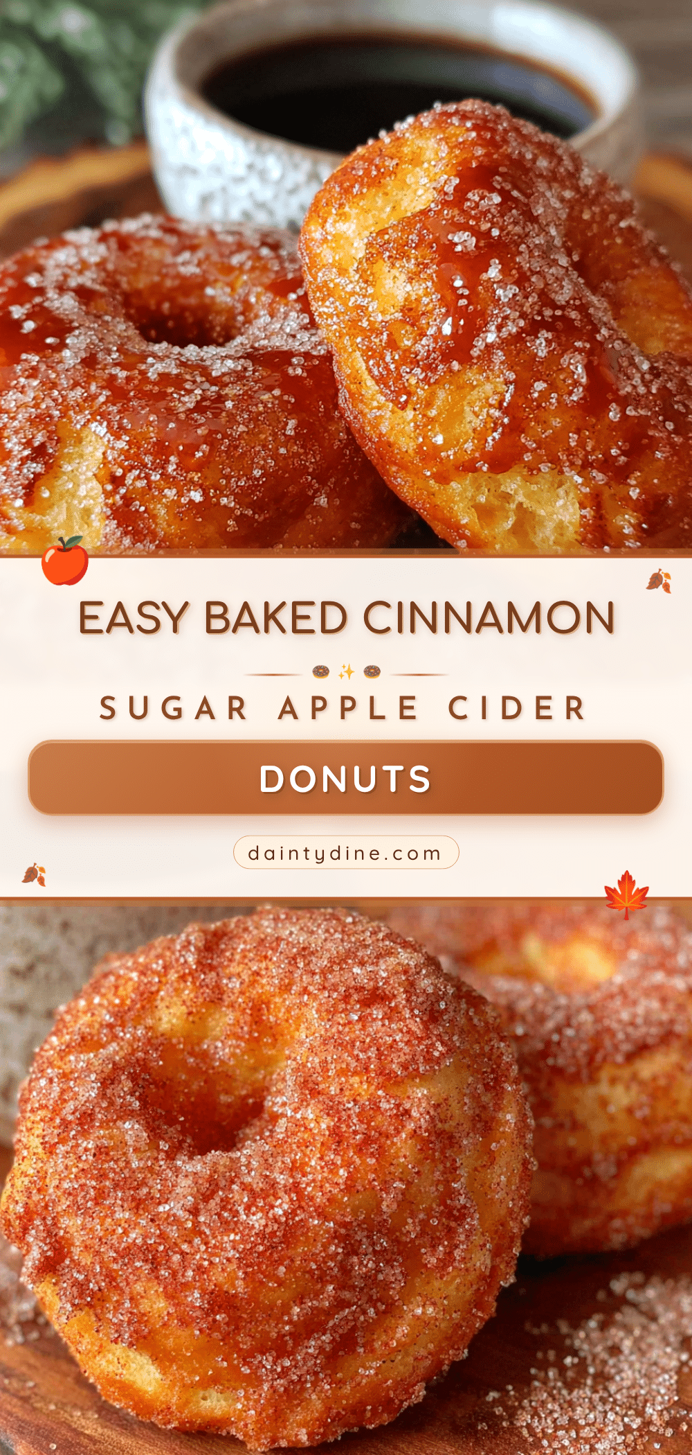 baked apple cider donuts recipe
