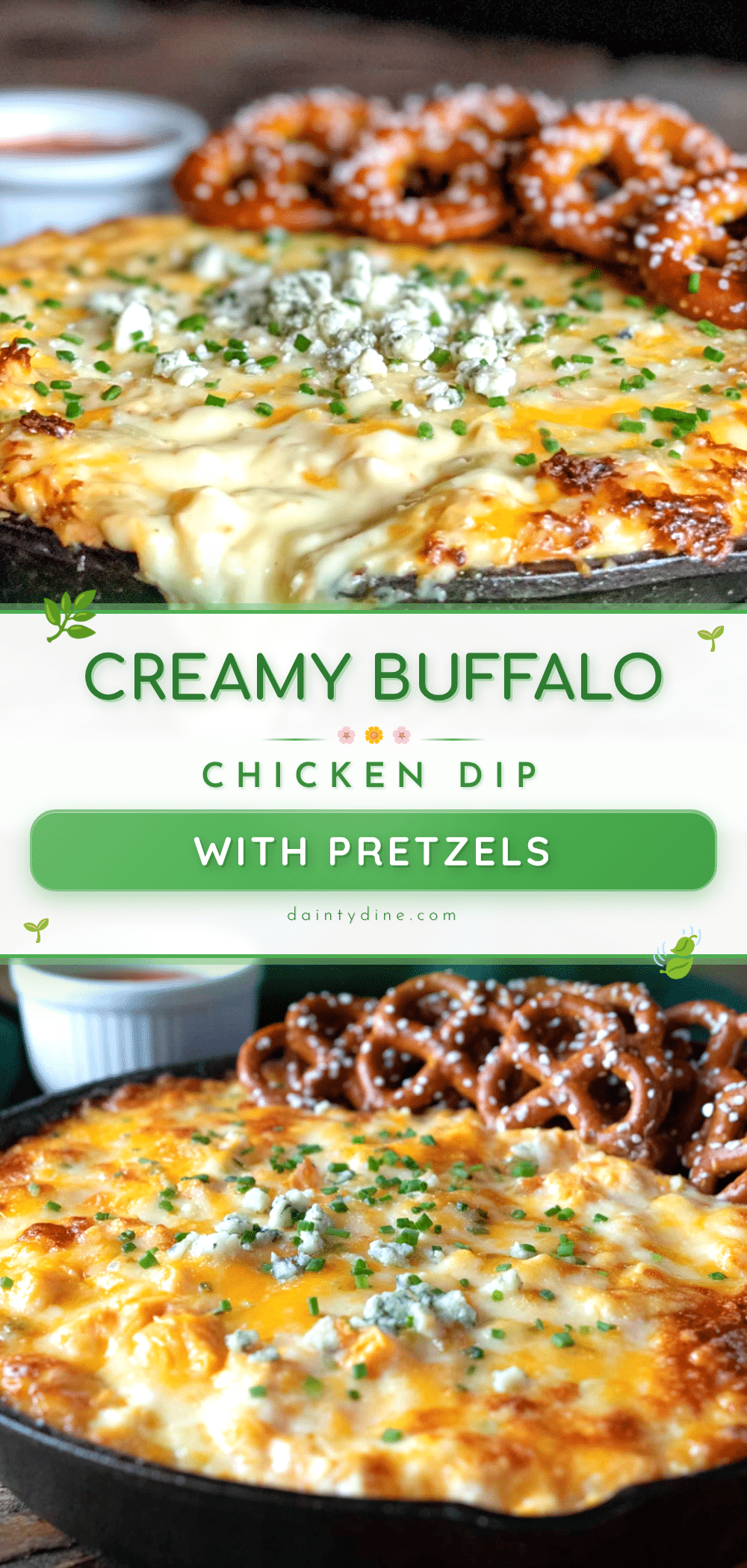 creamy buffalo chicken dip recipe