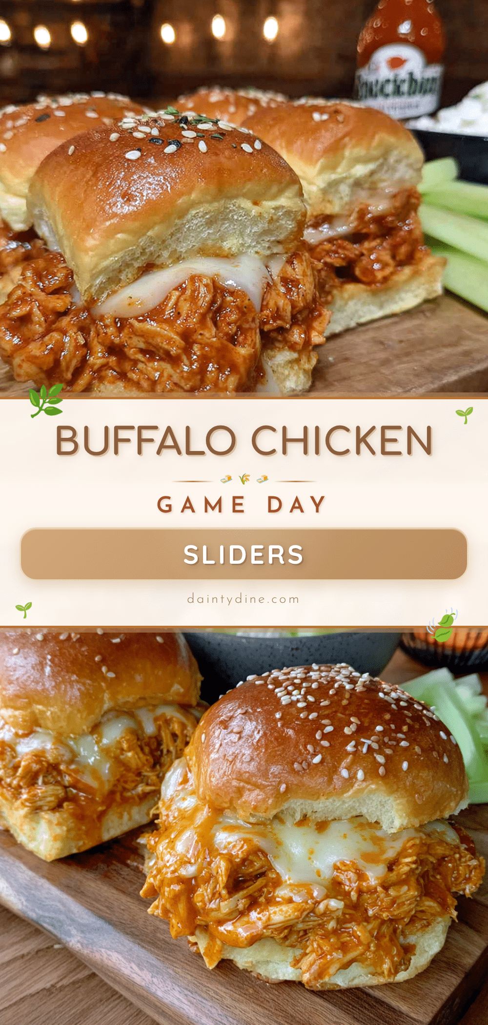 crockpot buffalo chicken sliders recipe