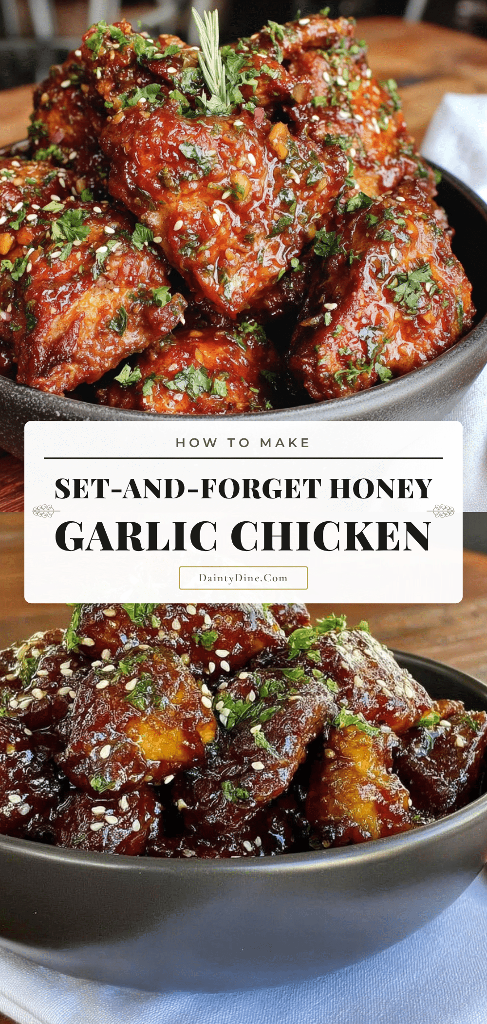 crockpot honey garlic chicken recipe