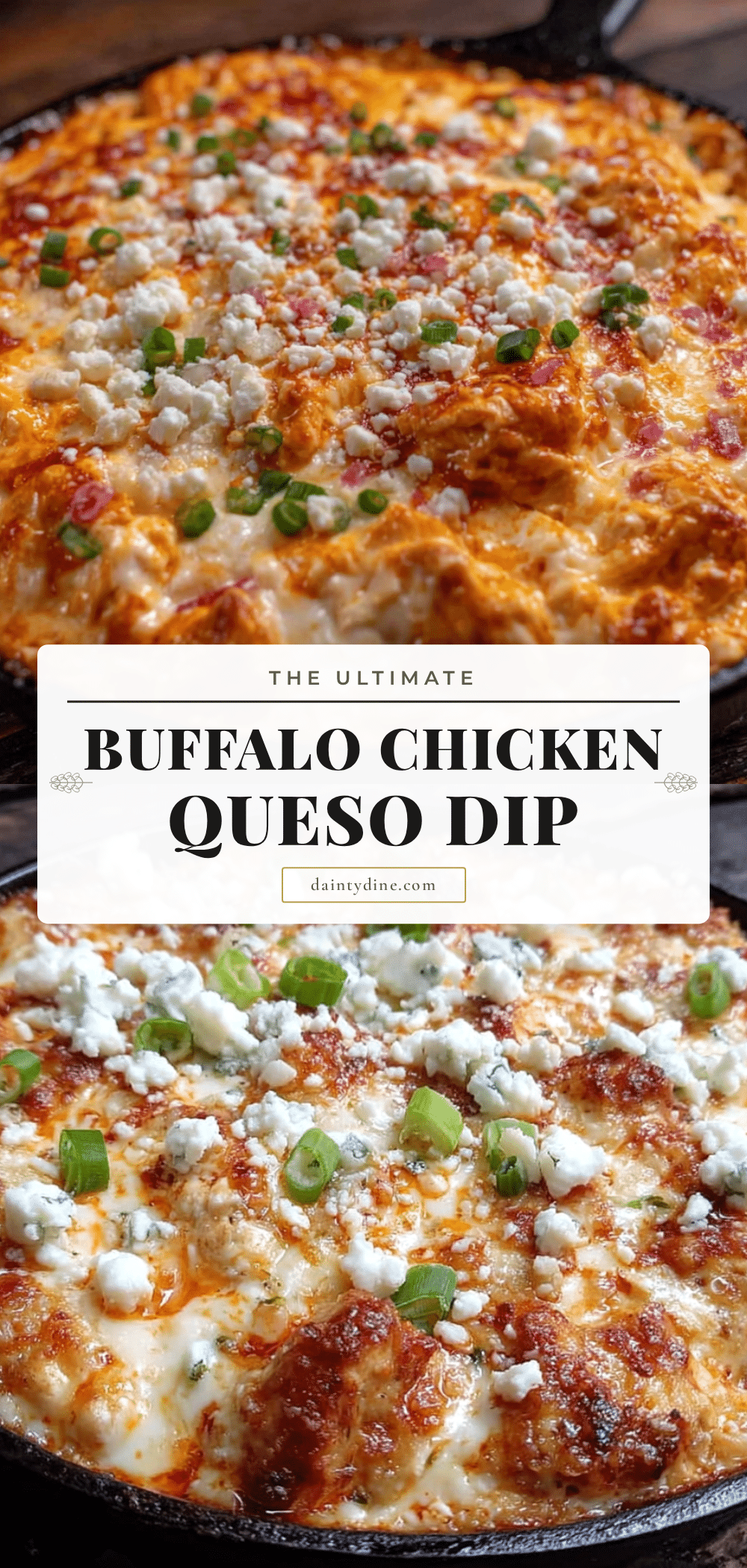 easy buffalo chicken queso dip recipe
