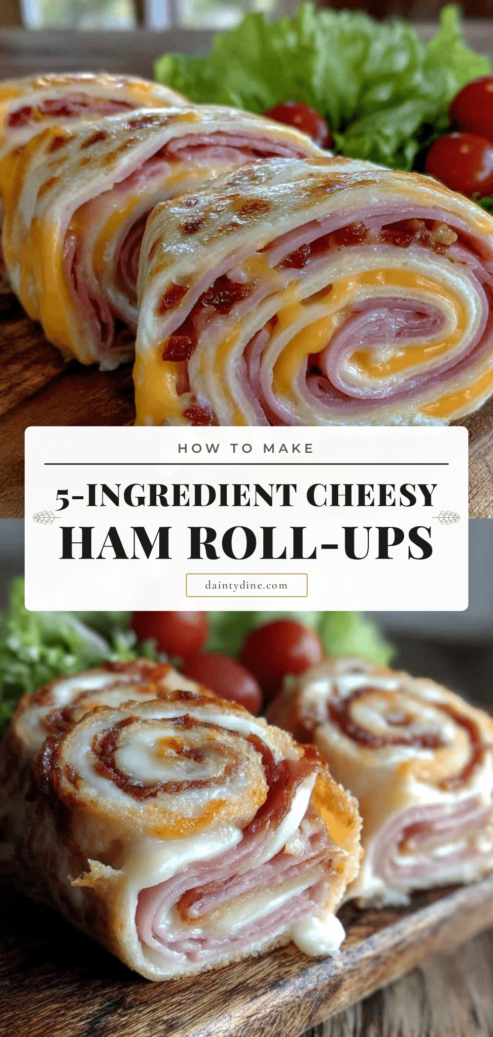 easy ham and cheese lunchbox roll-ups recipe